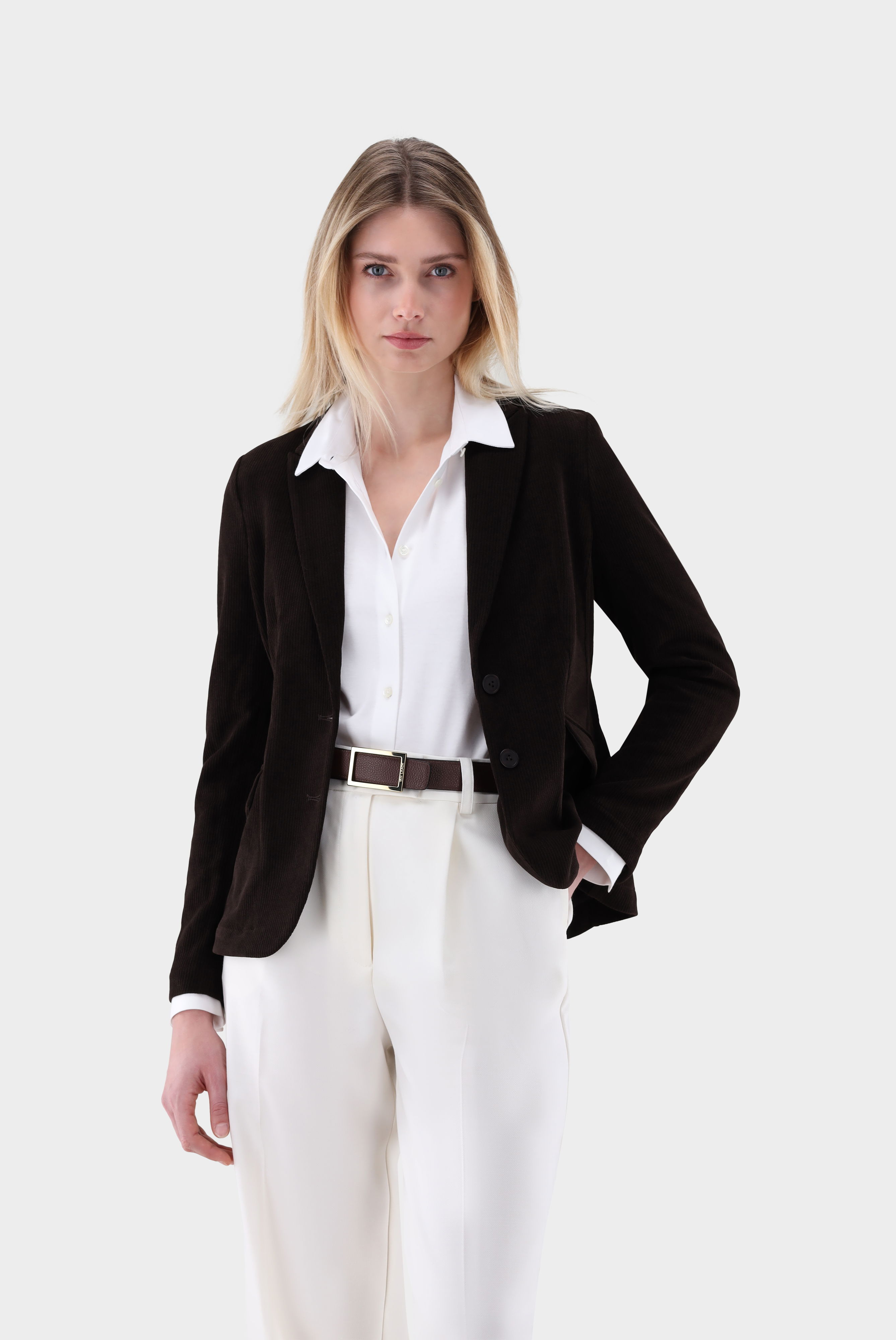 Blazer gerippt aus Samt