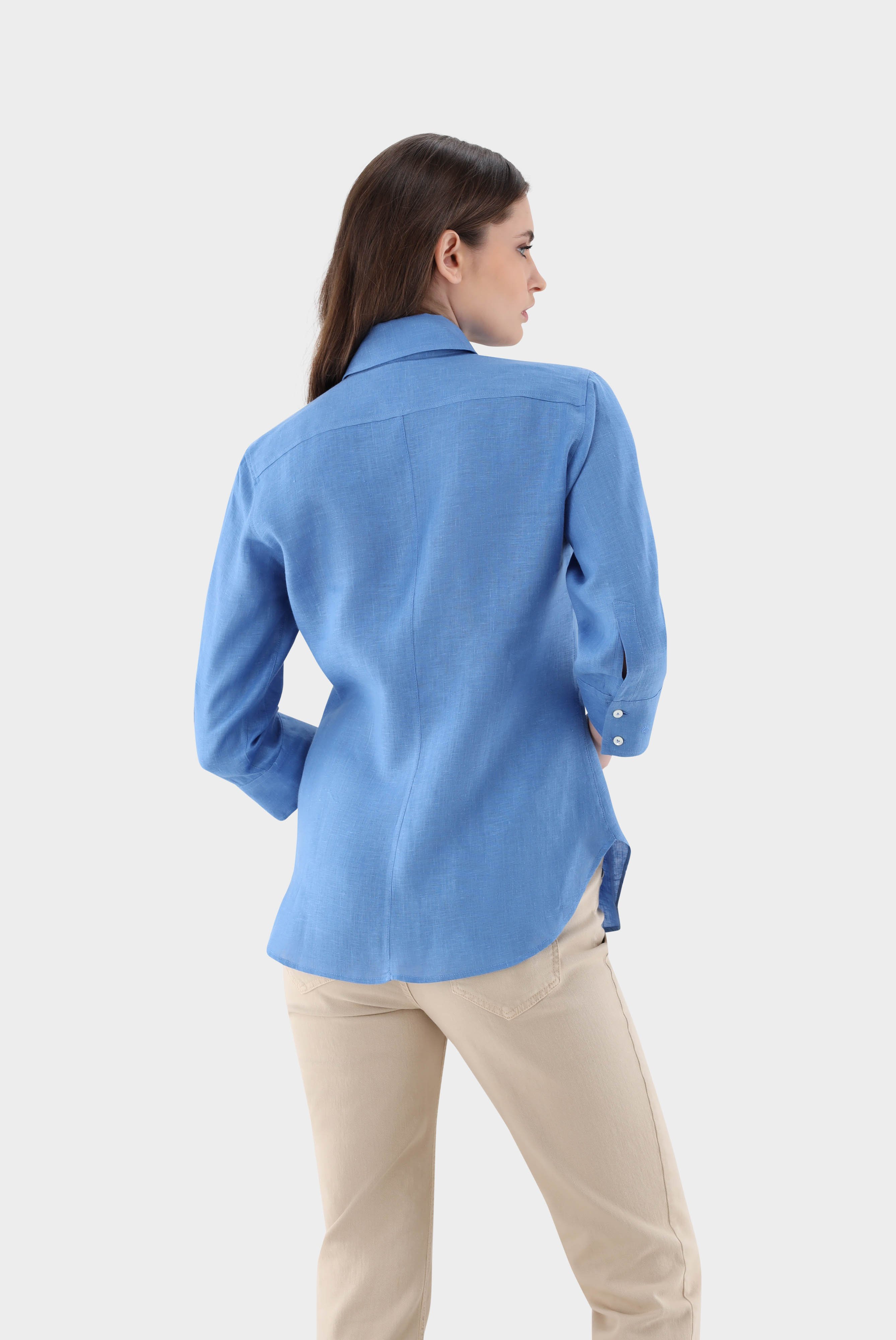 Casual Blouses+Fitted Linen Blouse+05.528S.FW.150555.740.34