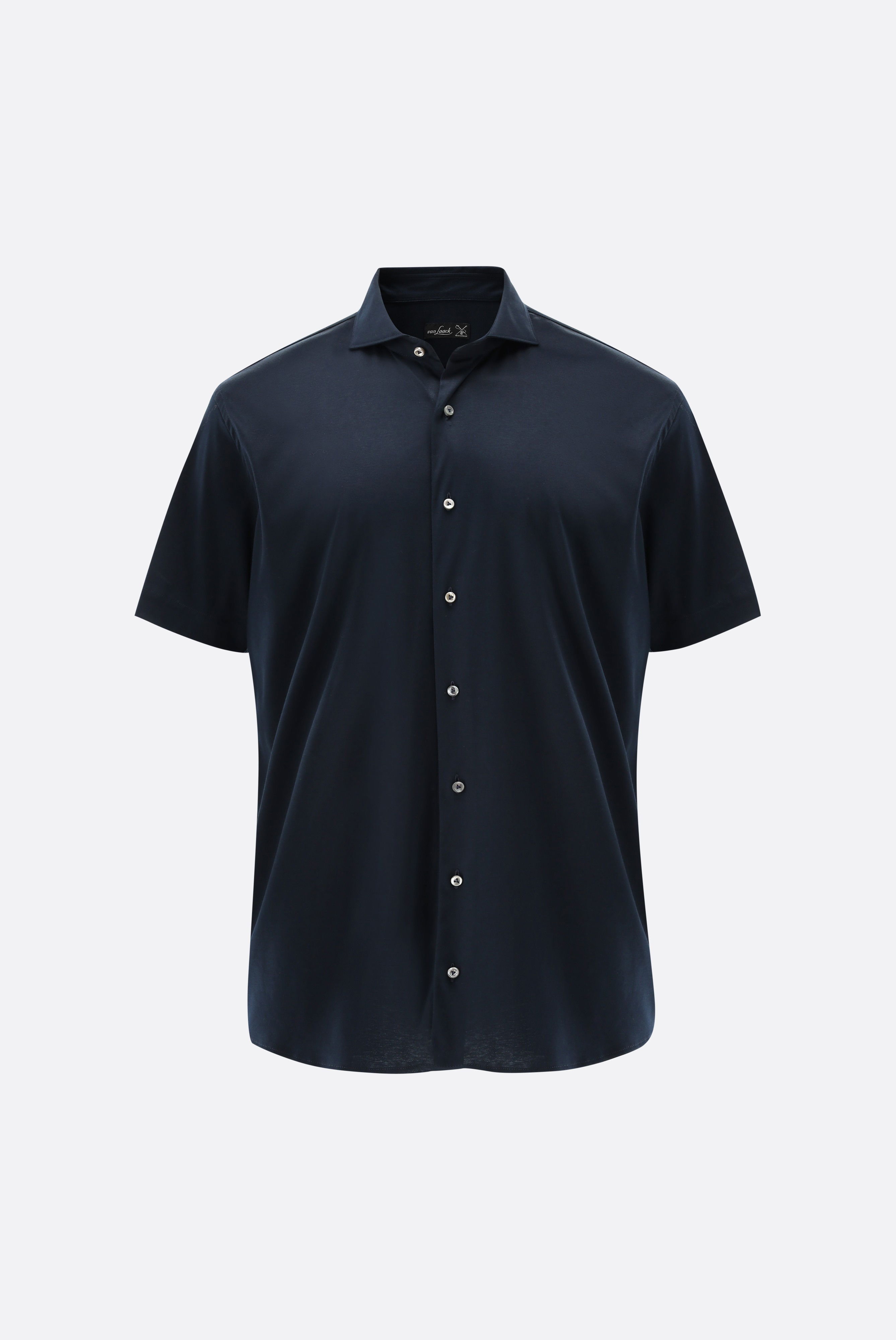 Jersey Short-Sleeve Shirt Made of Swiss Cotton