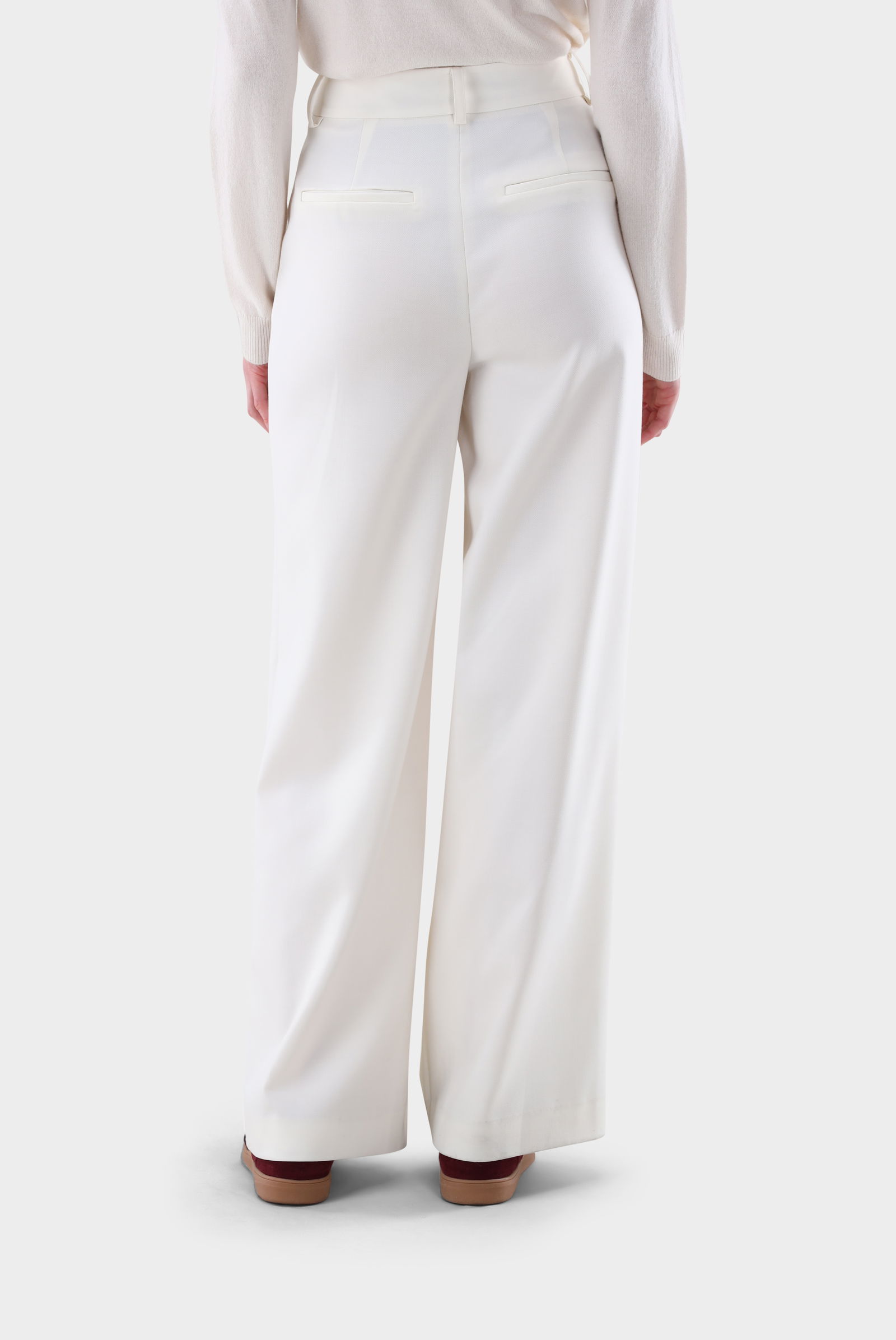 【2plan】Metri Vizo wide slacks Wide-leg trousers with crease | van Laack