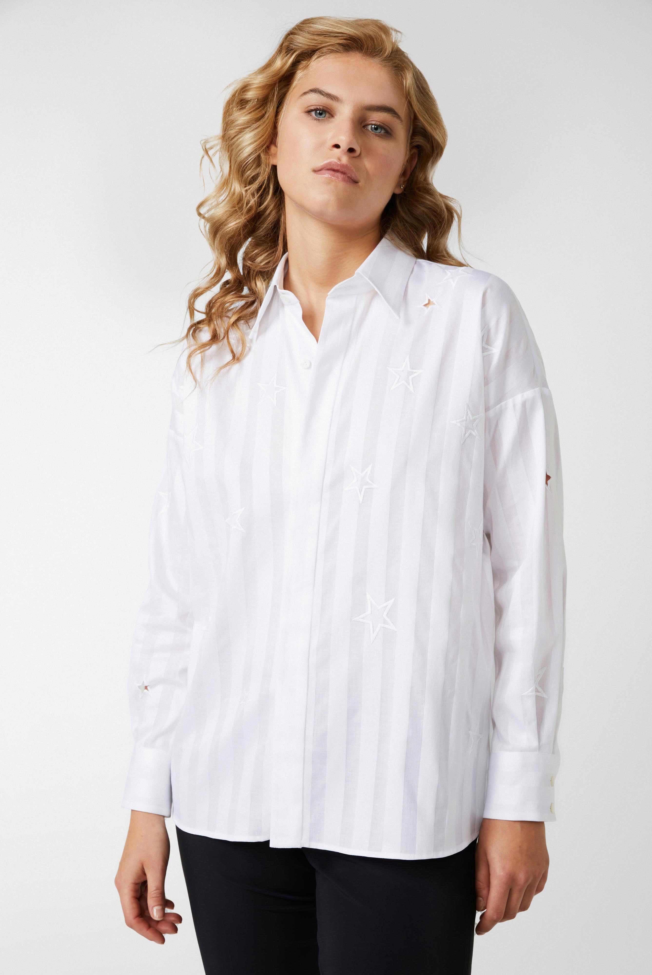 Casual Blouses+Shirt blouse with Star Embroidery+05.521N.52.151314.000.34