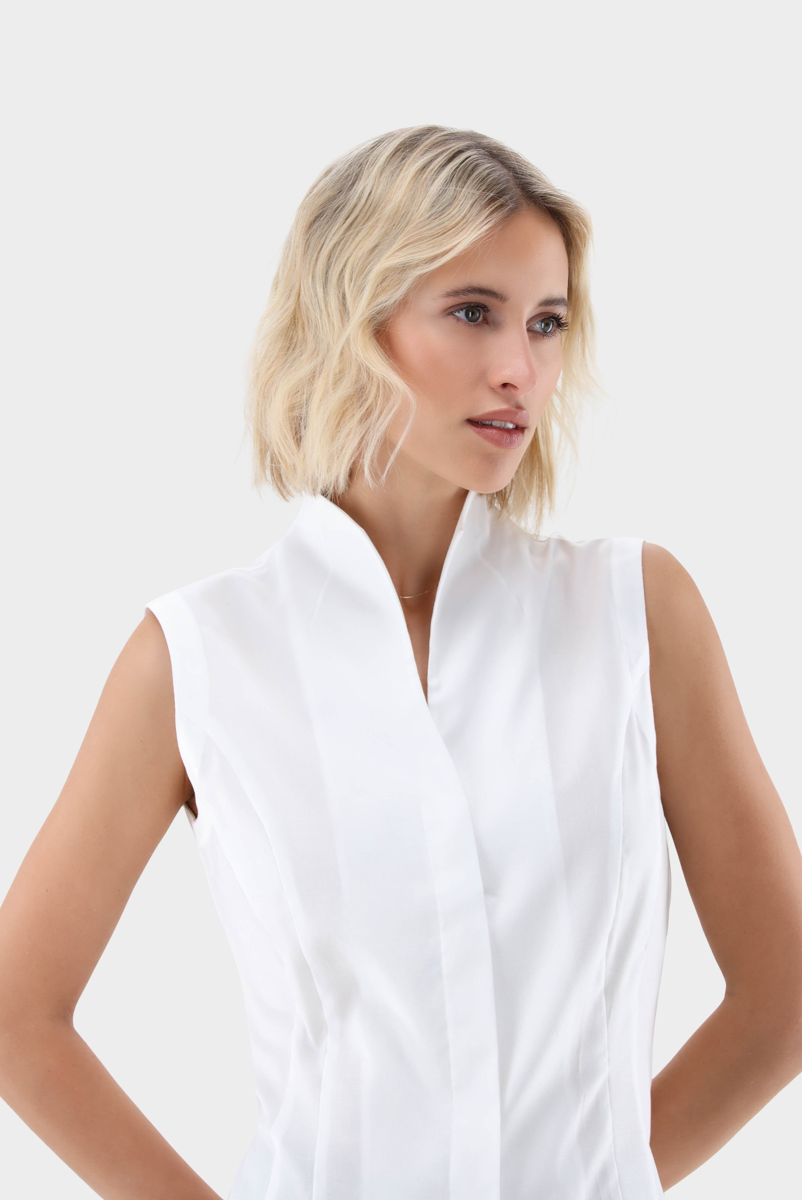 Business Blouses+Sleeveless Chalice Collar Blouse+05.5857.73.130532.000.32