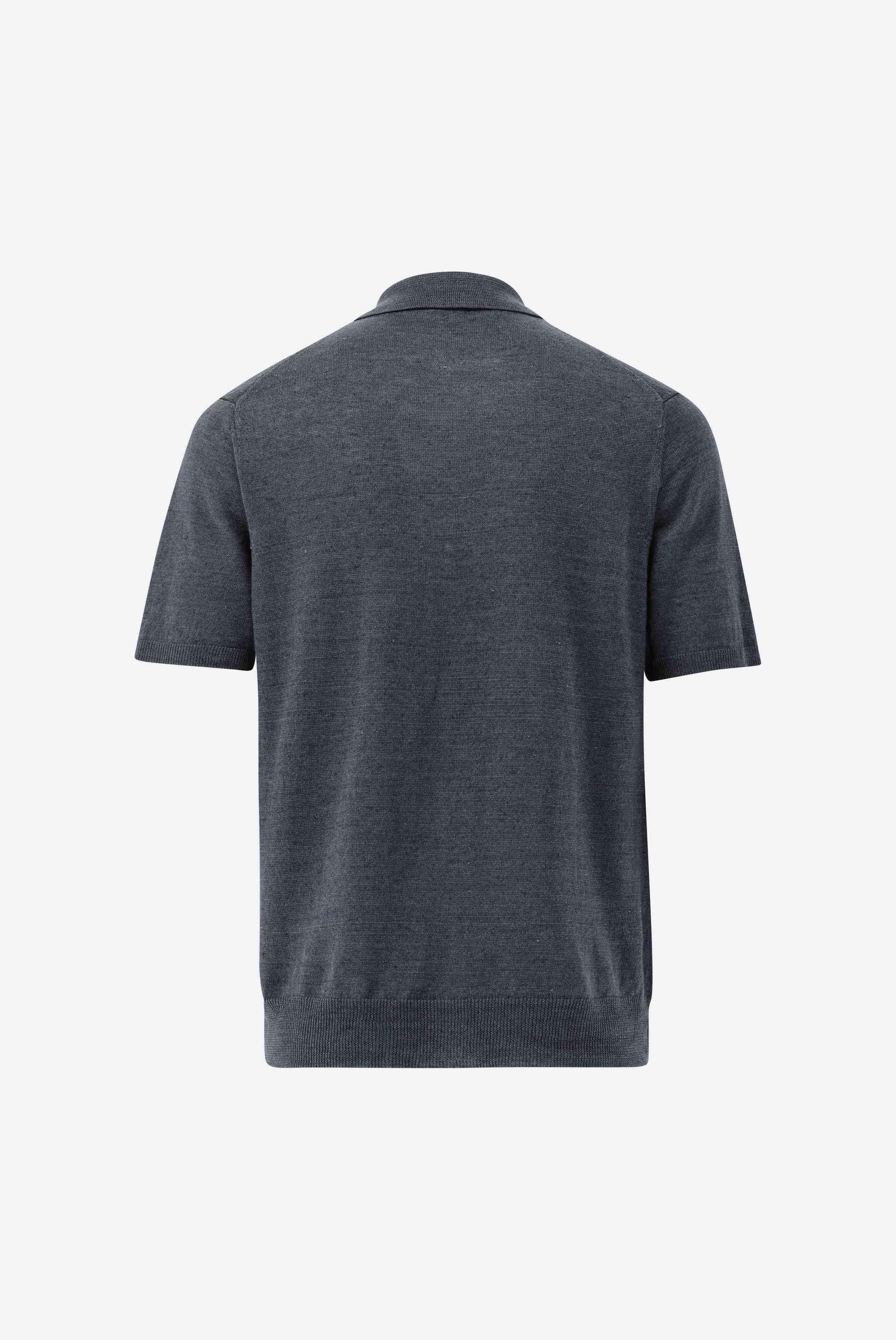 Poloshirts+Strick Polo Shirt aus Leinen+82.8603..S00169.760.S