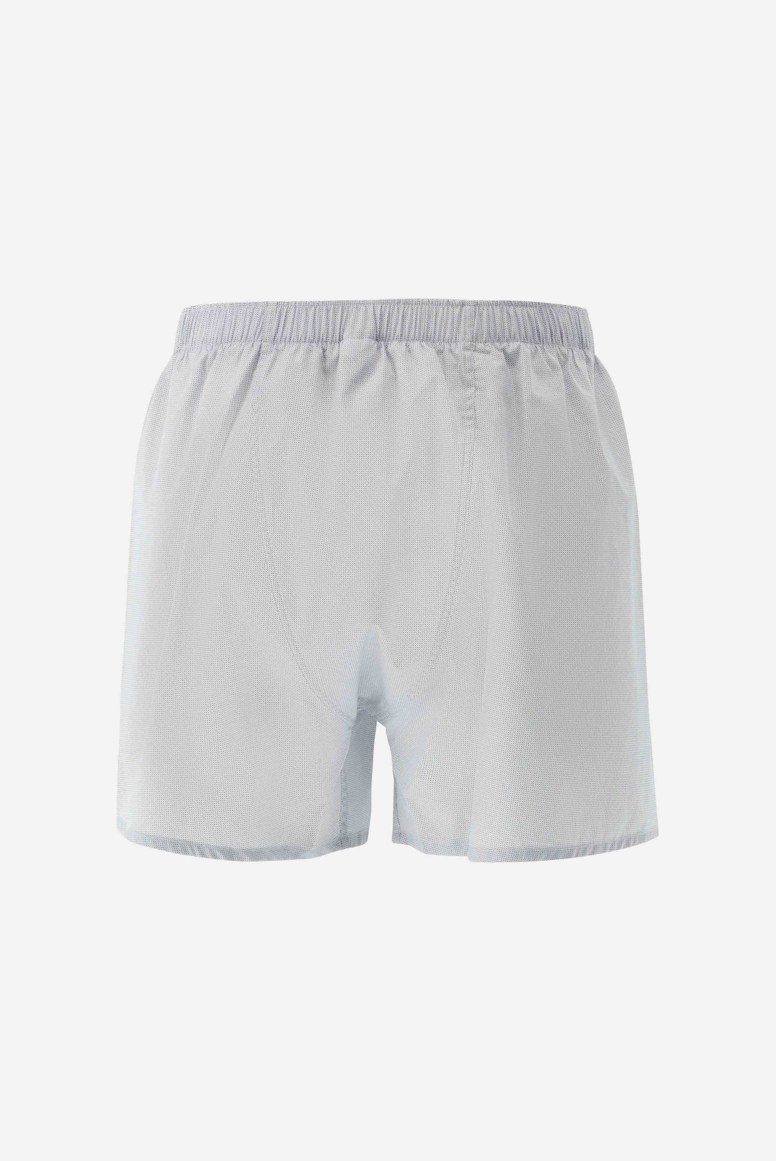 Poplin Micro-Design-Print Boxer Shorts