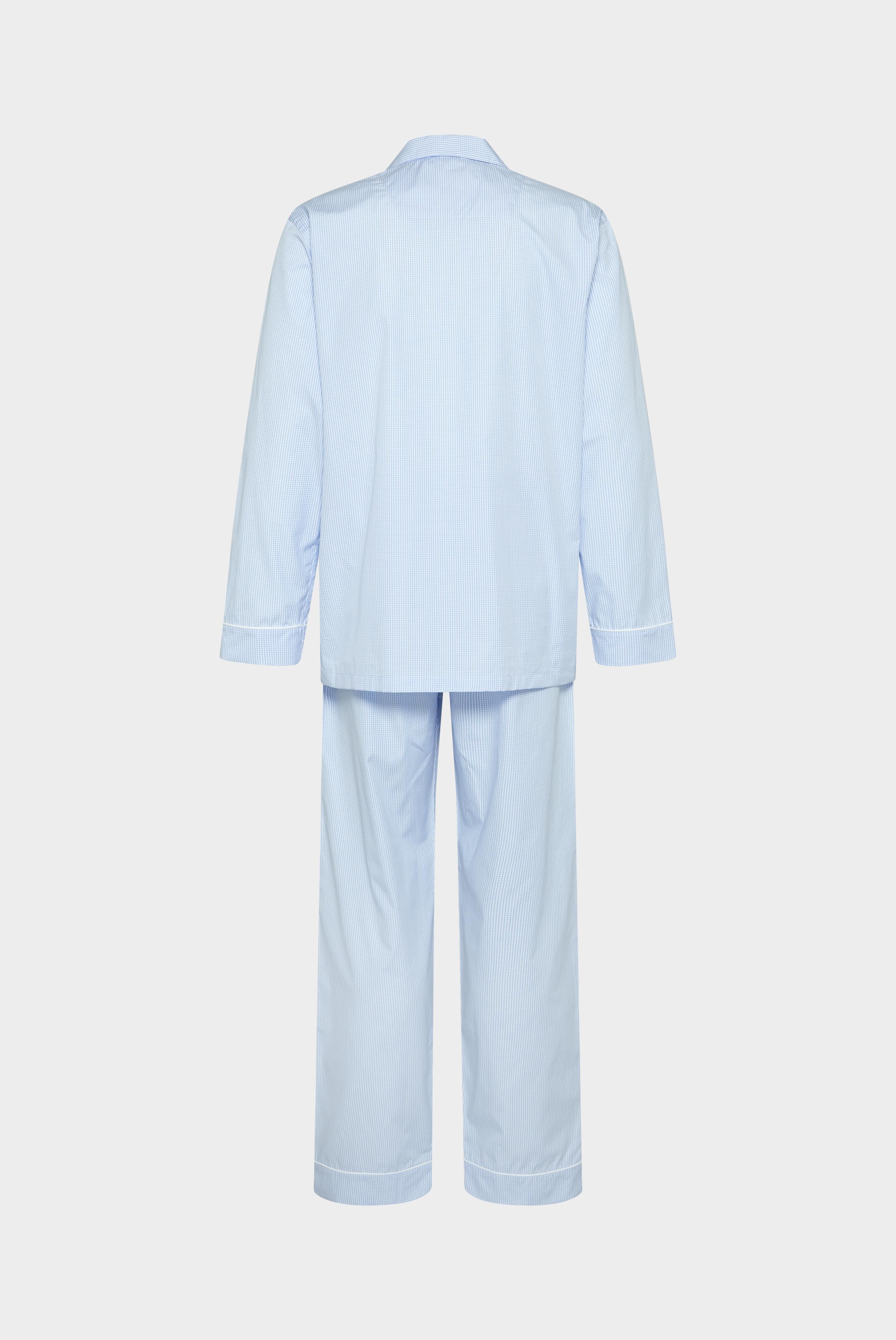Pyjamas+Schlafanzug aus Popeline Gestreift+91.1139.UK.141787.720.46