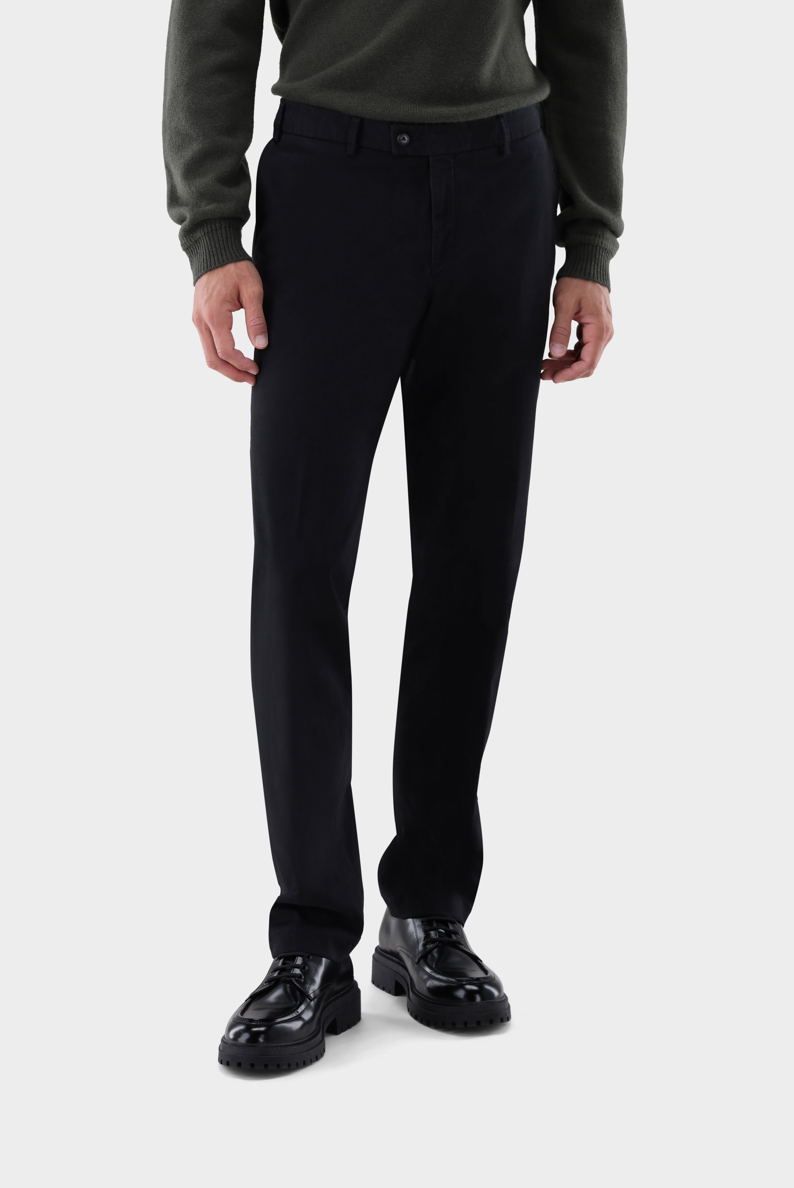 Chinohose mit Stretch Slim Fit