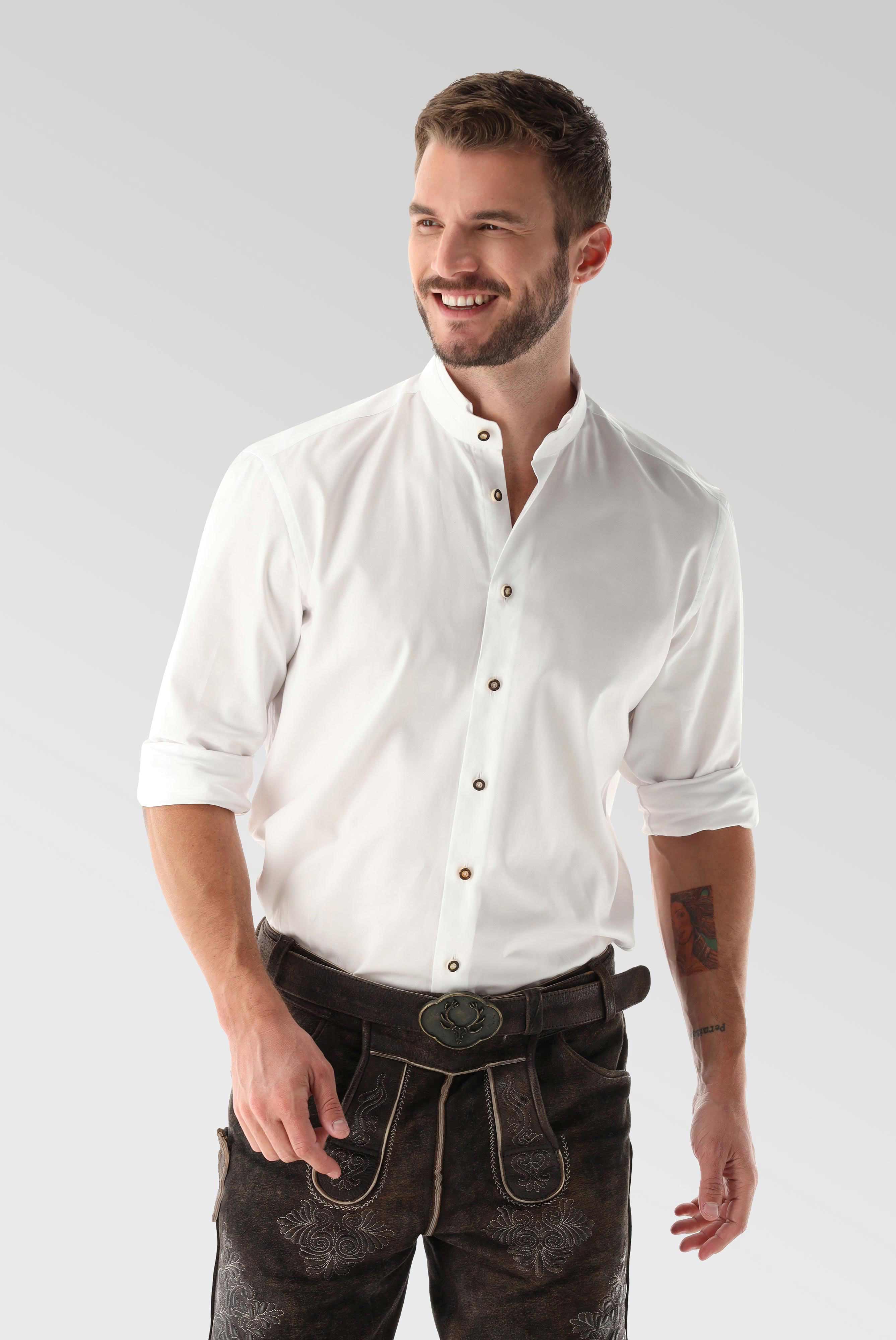 Oxford Traditional Shirt with stand up collar