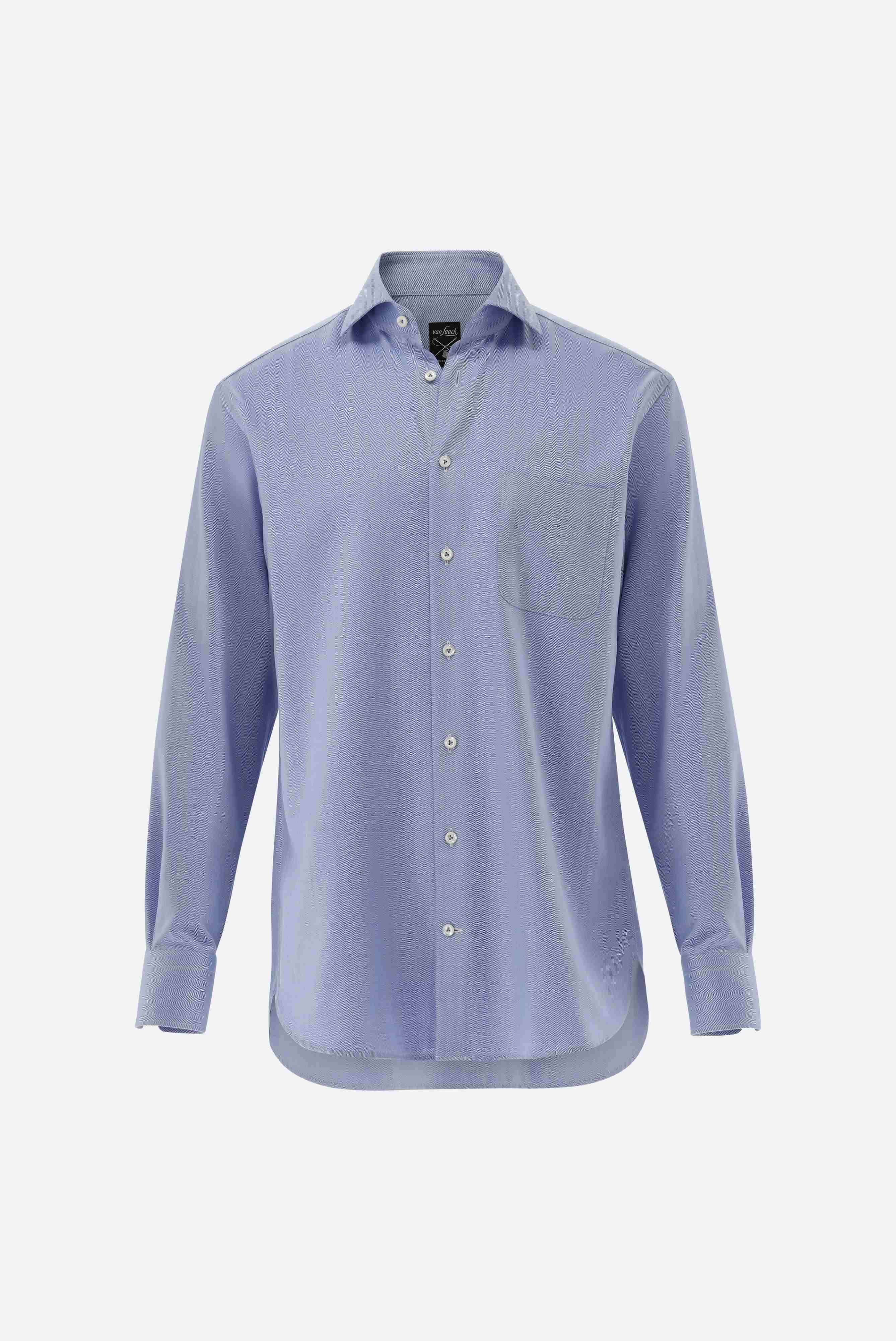 Hemd mit Fischgrat Muster Tailor Fit