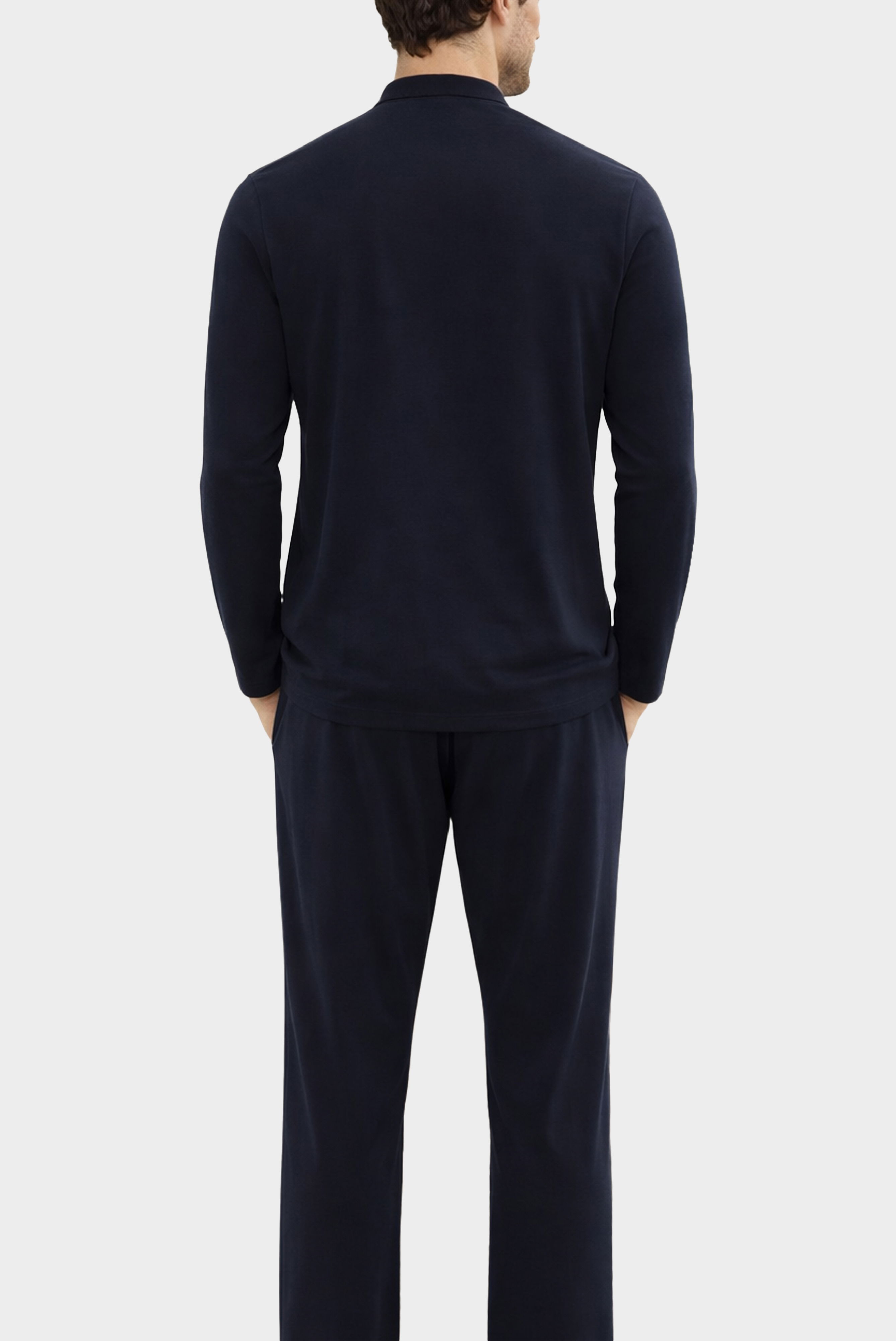 Langarm Jersey Schlafanzug aus Schweizer Baumwolle günstig online kaufen