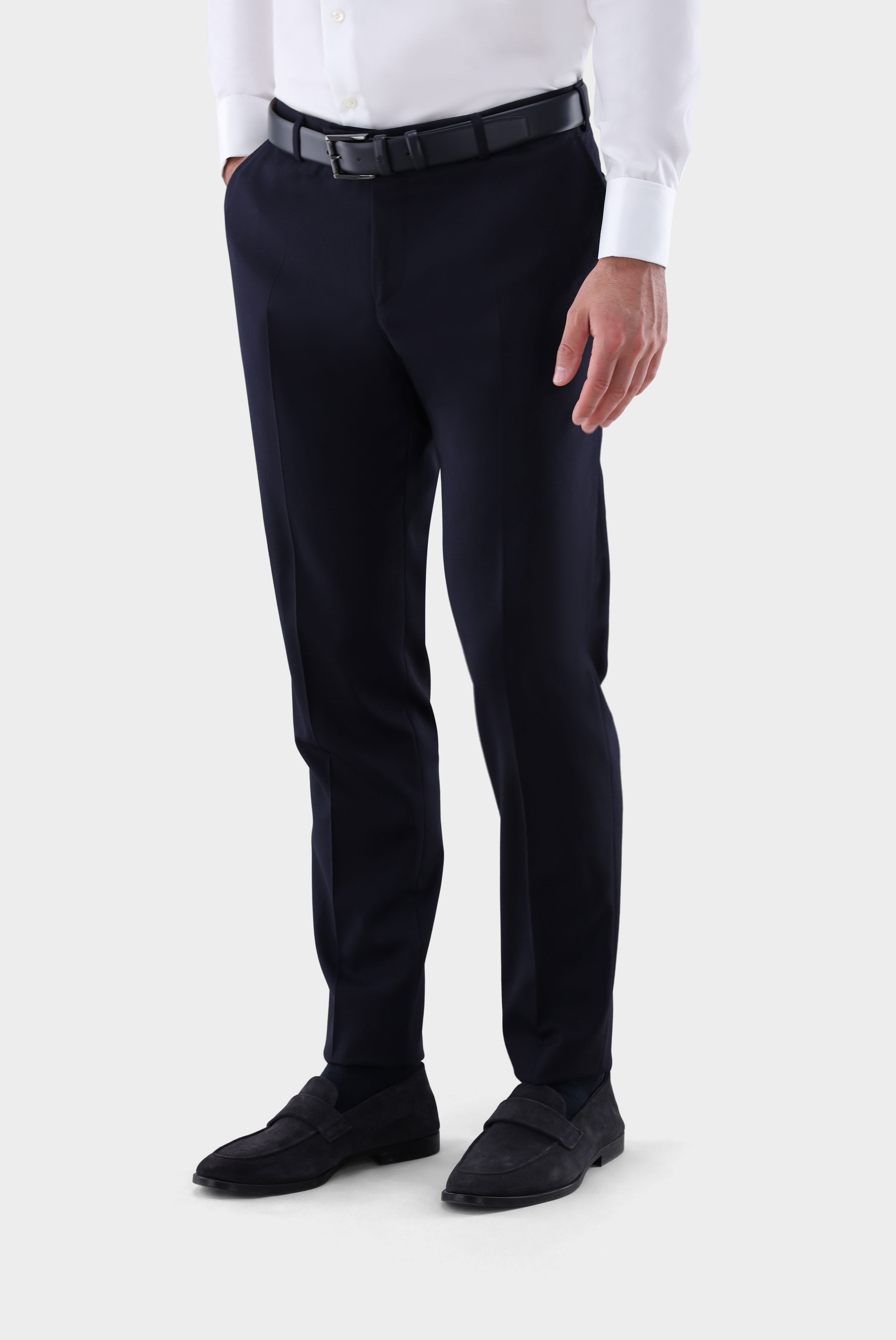 Hose aus Wolle mit geradem Bein