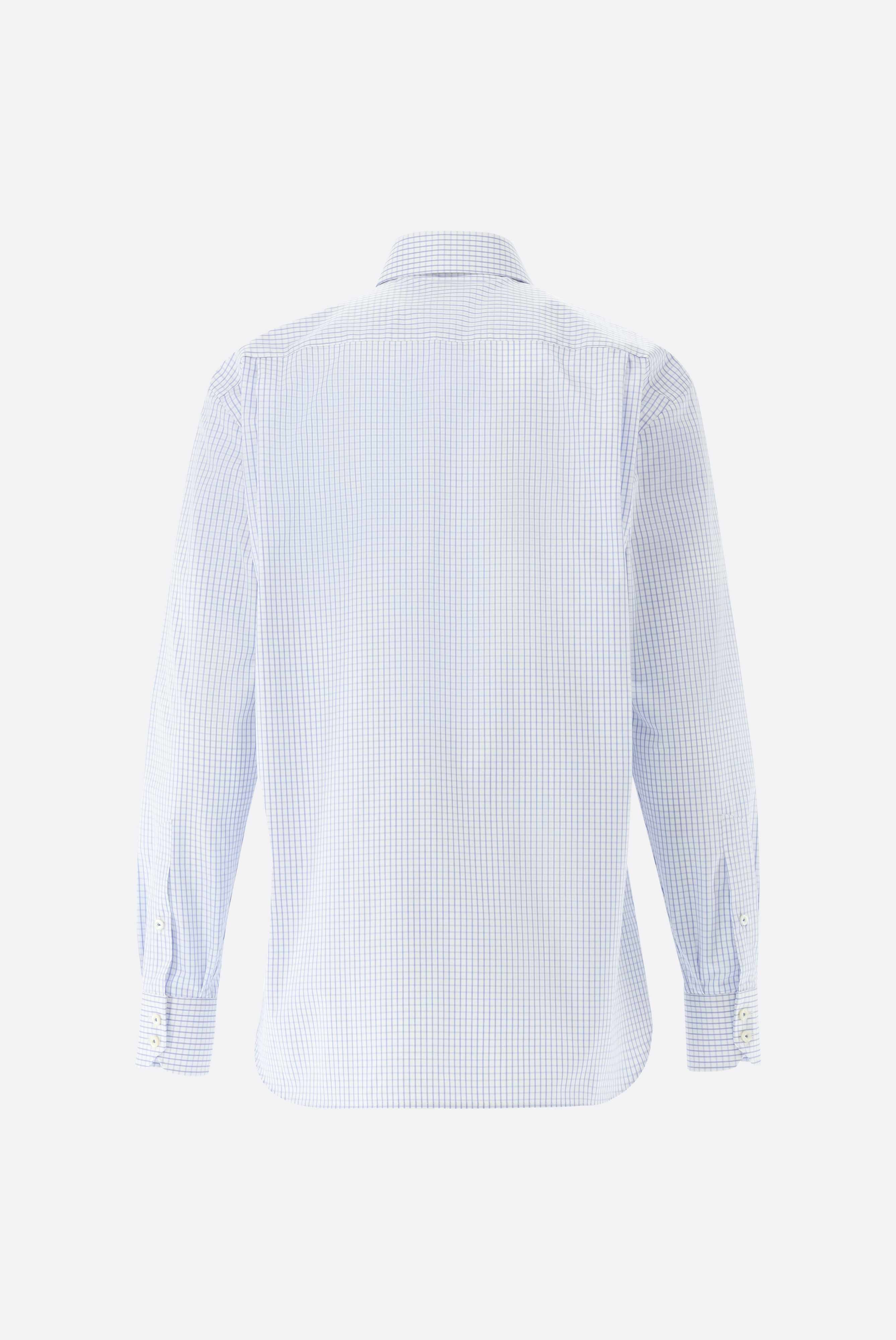 Business Shirts+Small-Checked Twill Business Shirt Comfort Fit+20.2021.AV.151046.730.39