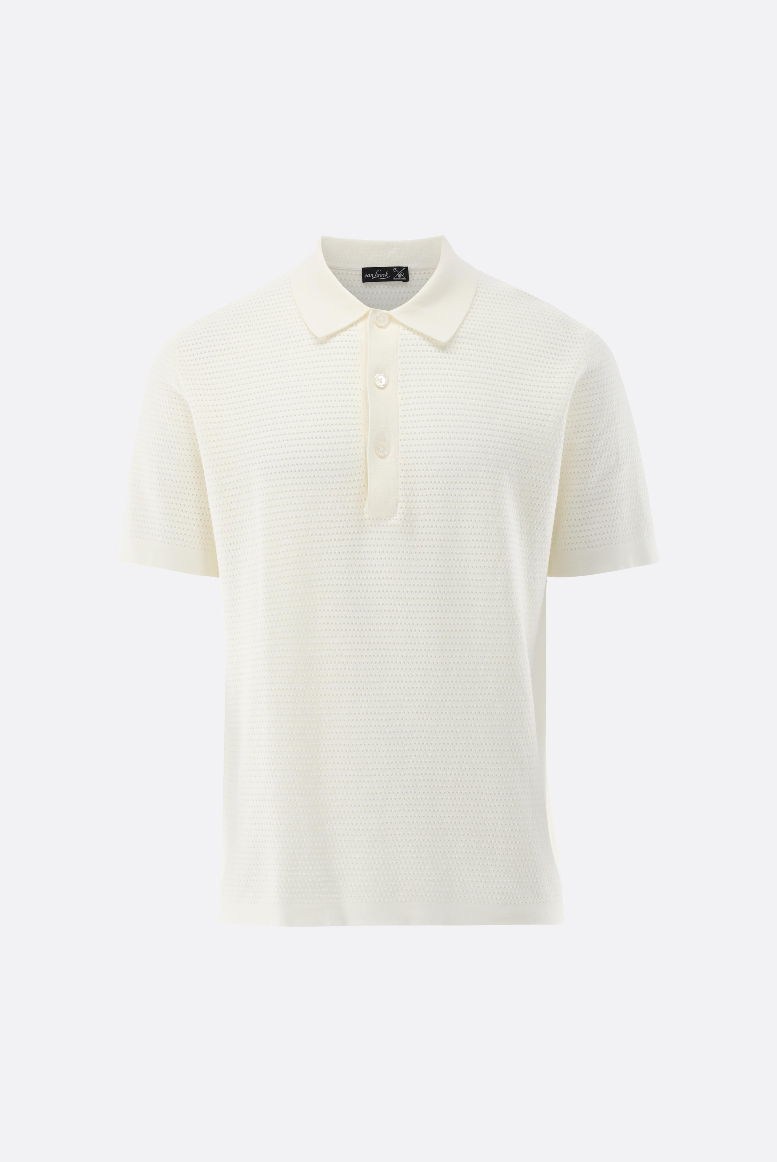 Strick Polo mit Retro Struktur