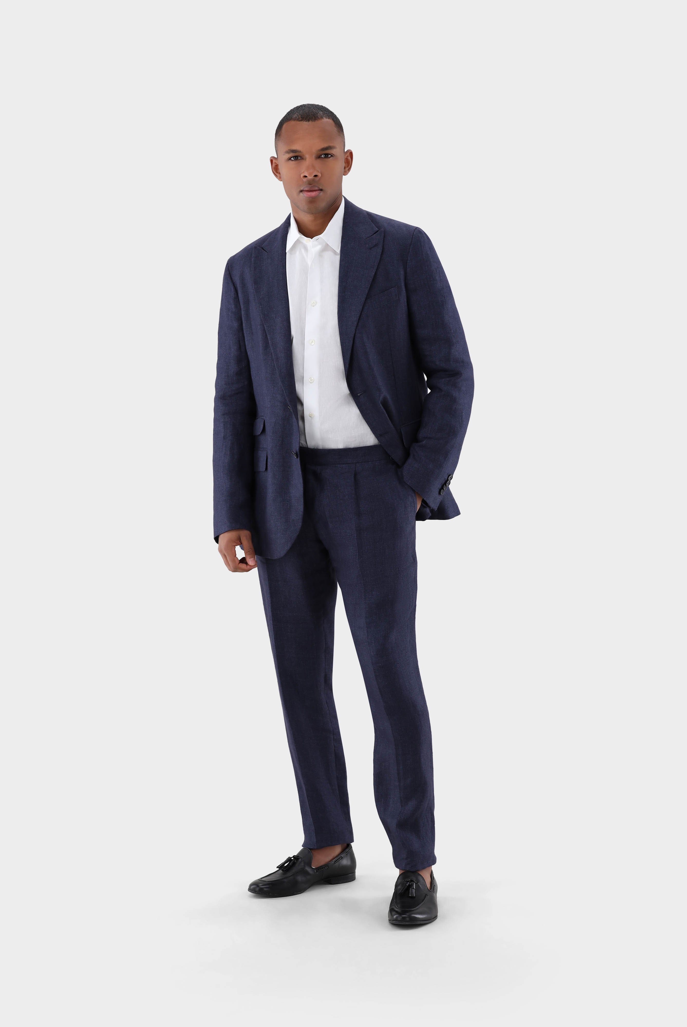 Blazers+Linen Suit Jacket with Peak Lapel+20.7745..H55027.790.46