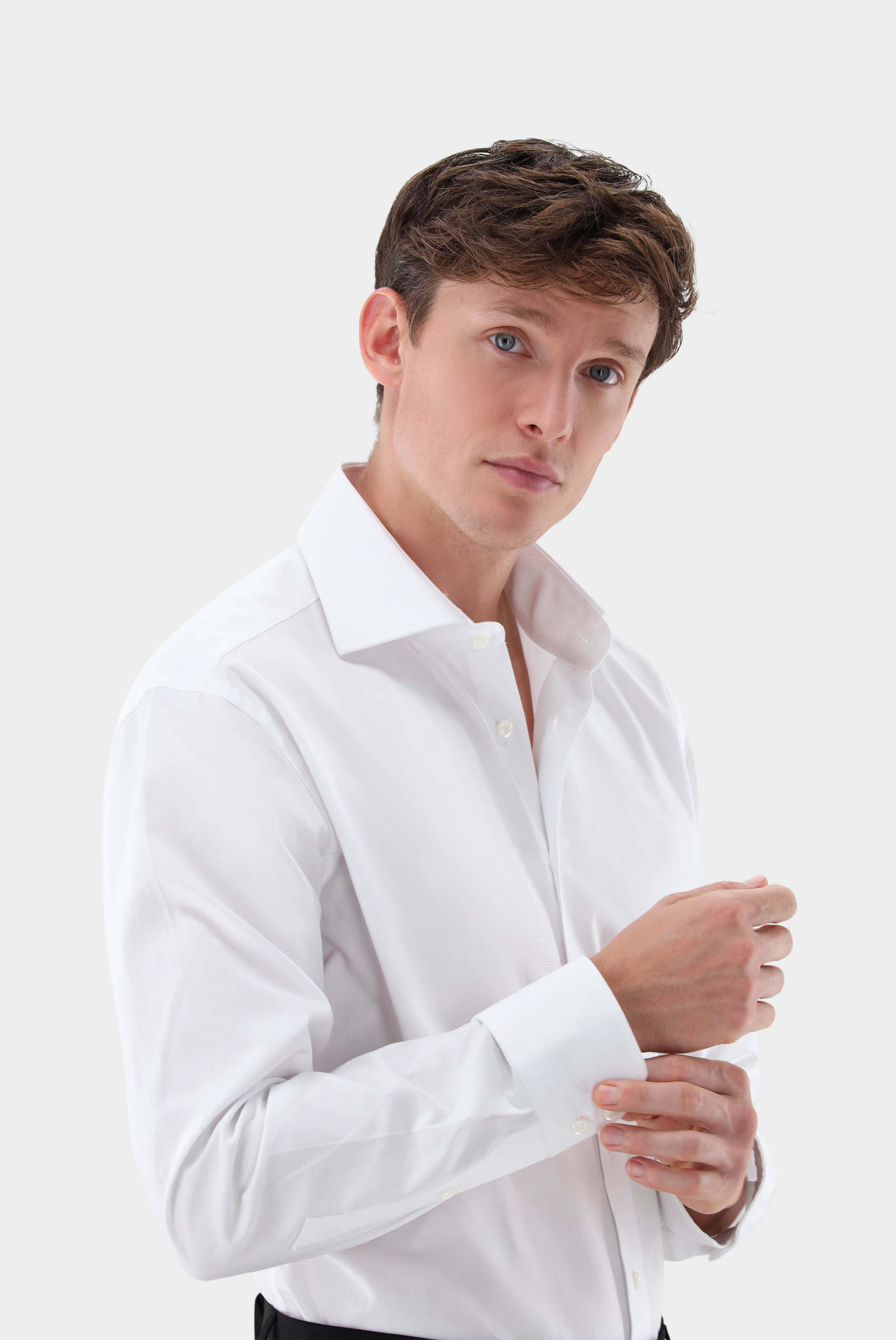 Bügelleichte Hemden+Bügelfreies Twil Hemd mit Struktur Tailor Fit+20.2020.BQ.150301.000.41