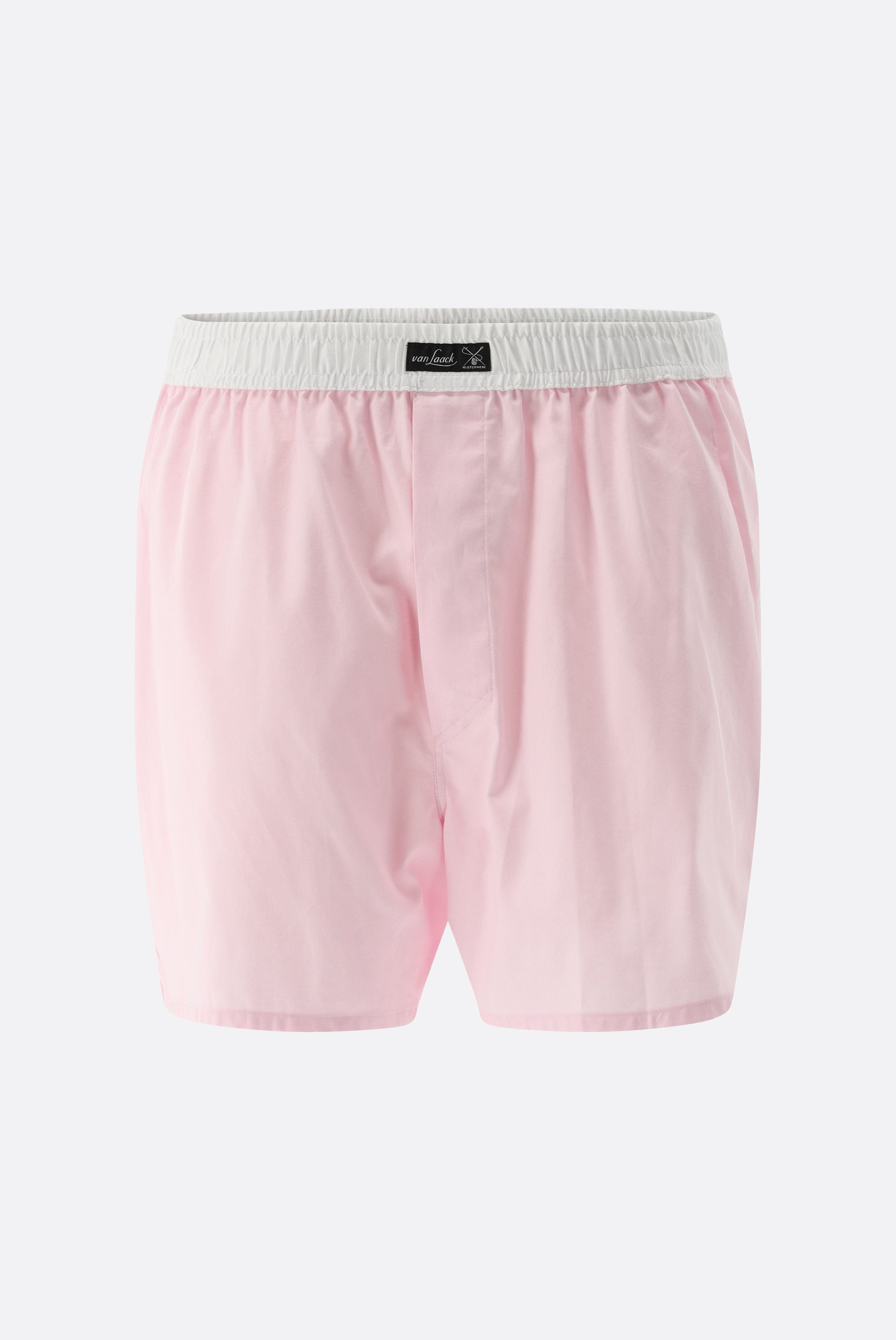 Pin Point Oxford Boxer Shorts with Waistband Contrast