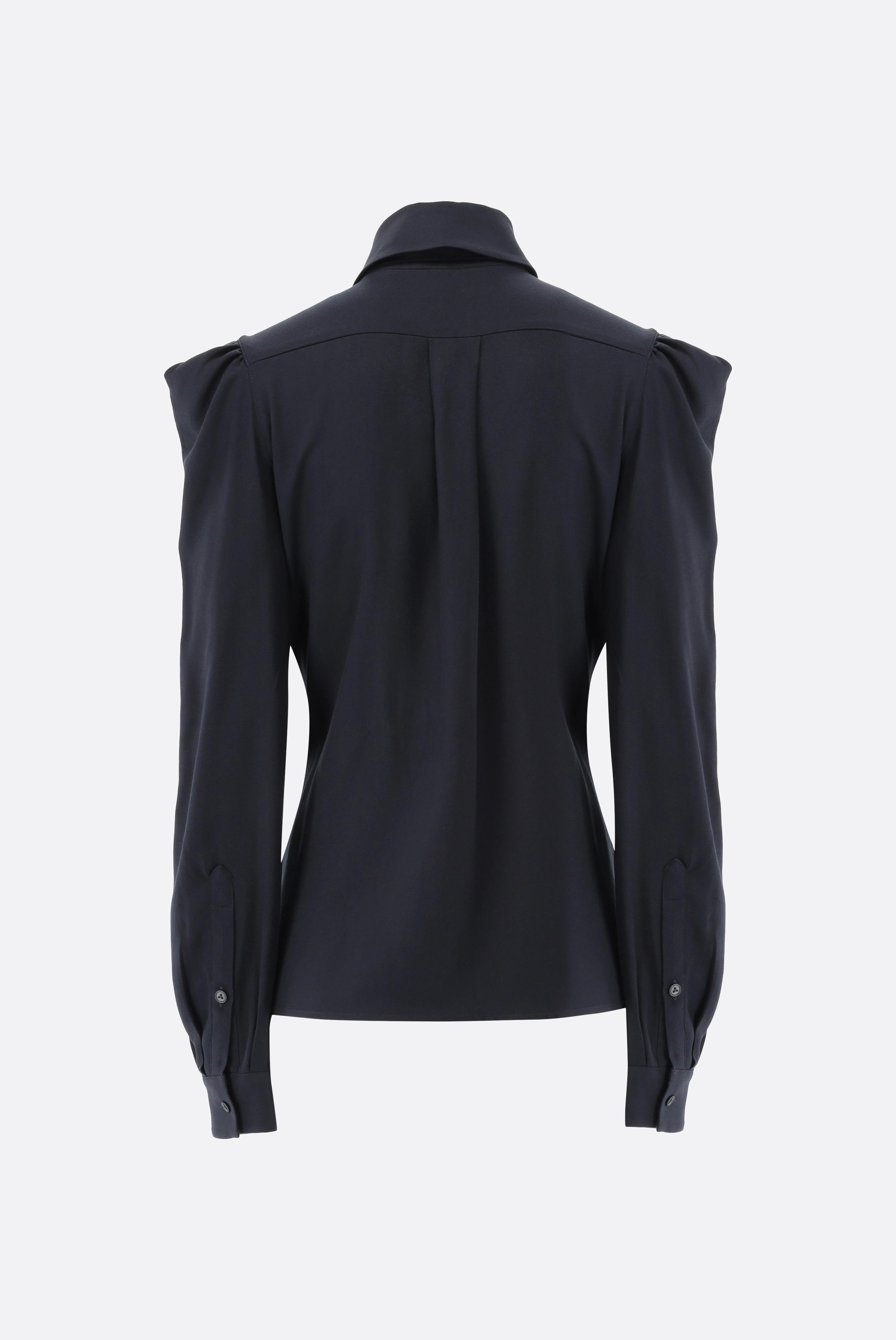 Casual Blouses+Fitted Blouse with Bow Details+05.527L..150269.790.38
