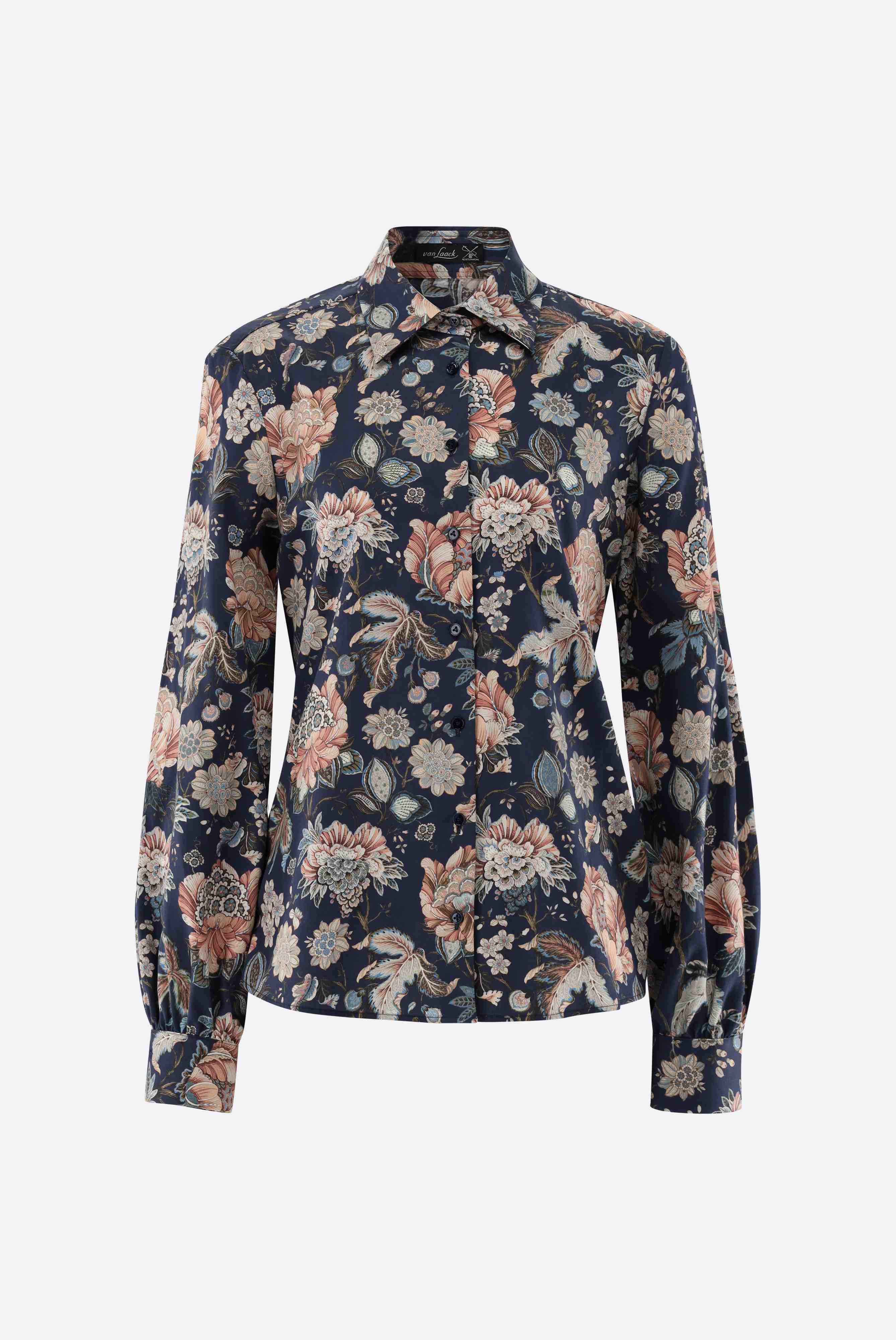 Hemdbluse mit Blumenprint