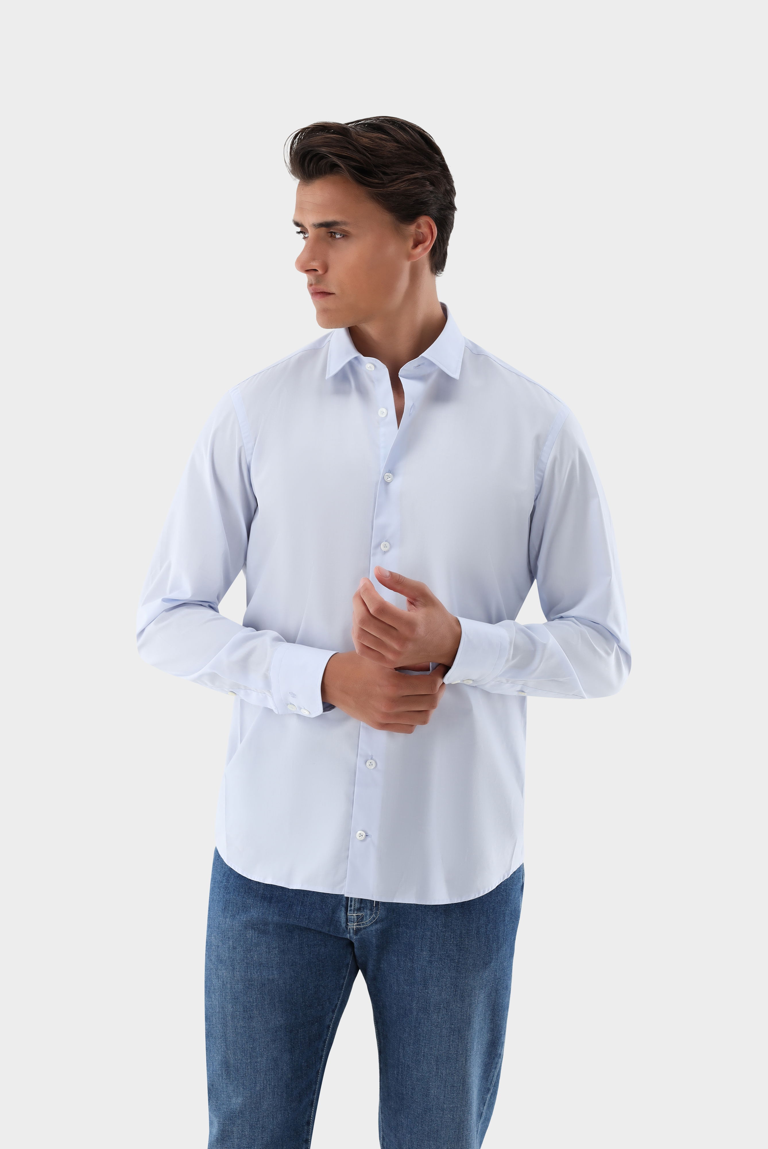 Bügelleichte Hemden+Bügelfreies Hemd Tailor Fit+20.3281.NV.150098.720.41
