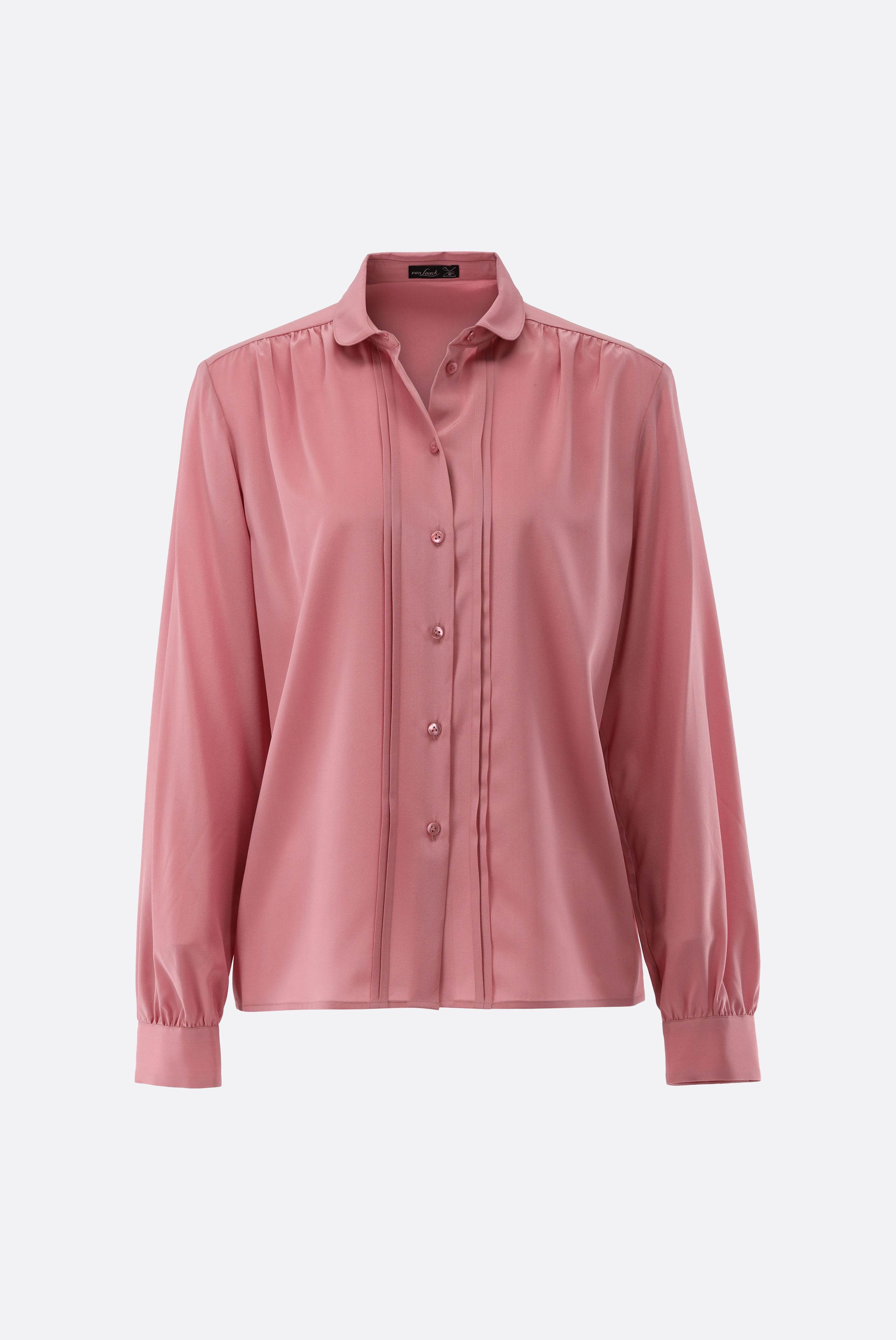 Bluse aus Seide mit Raffungen