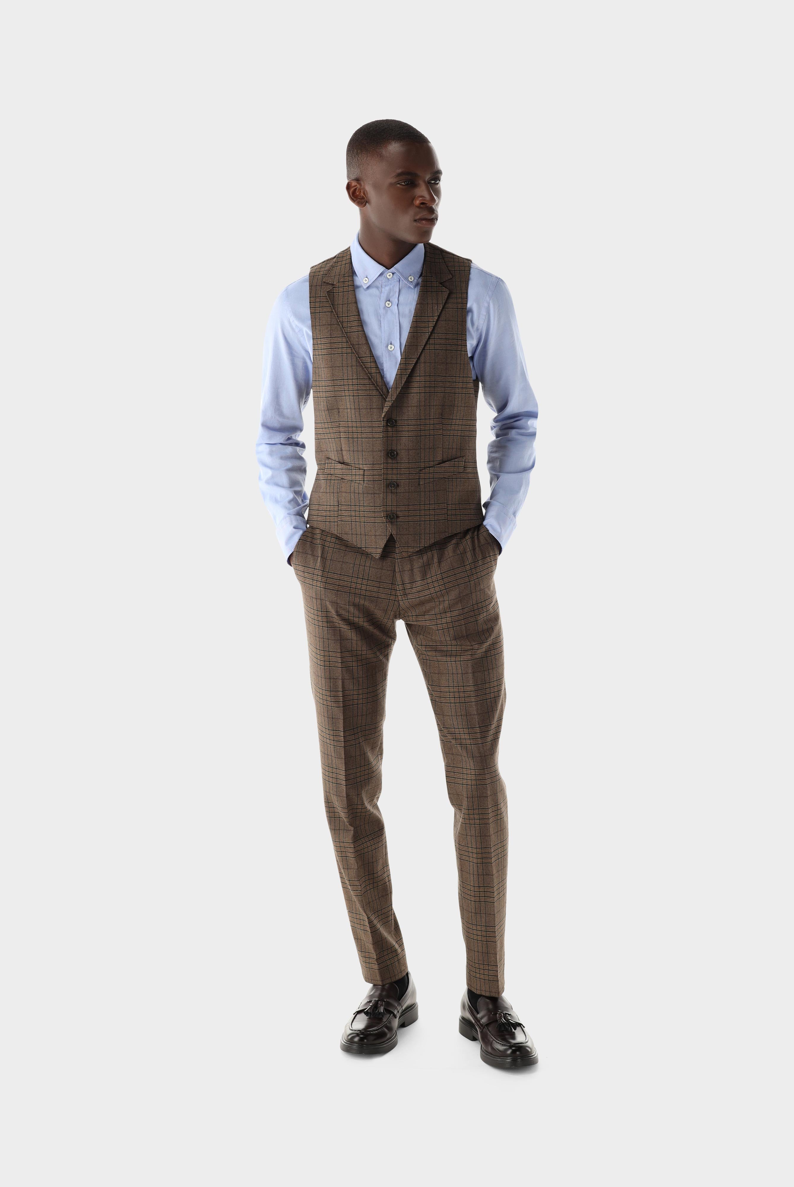 Blazers+Checked Waistcoat with Lapels+20.7590..H01202.170.50