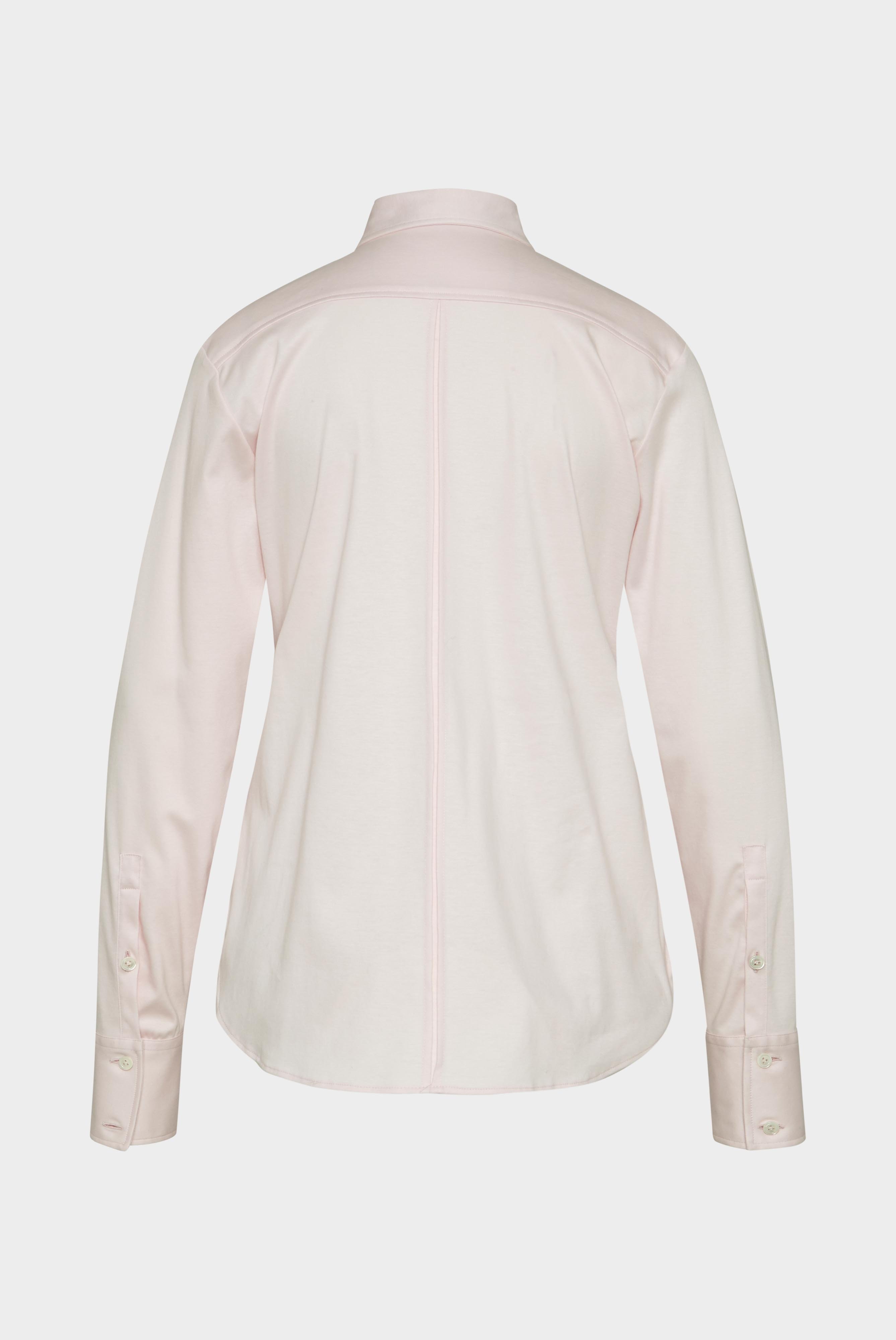 Casual Blusen+Taillierte Jersey Hemdbluse aus Schweizer Baumwolle+05.603Y..180031.510.42