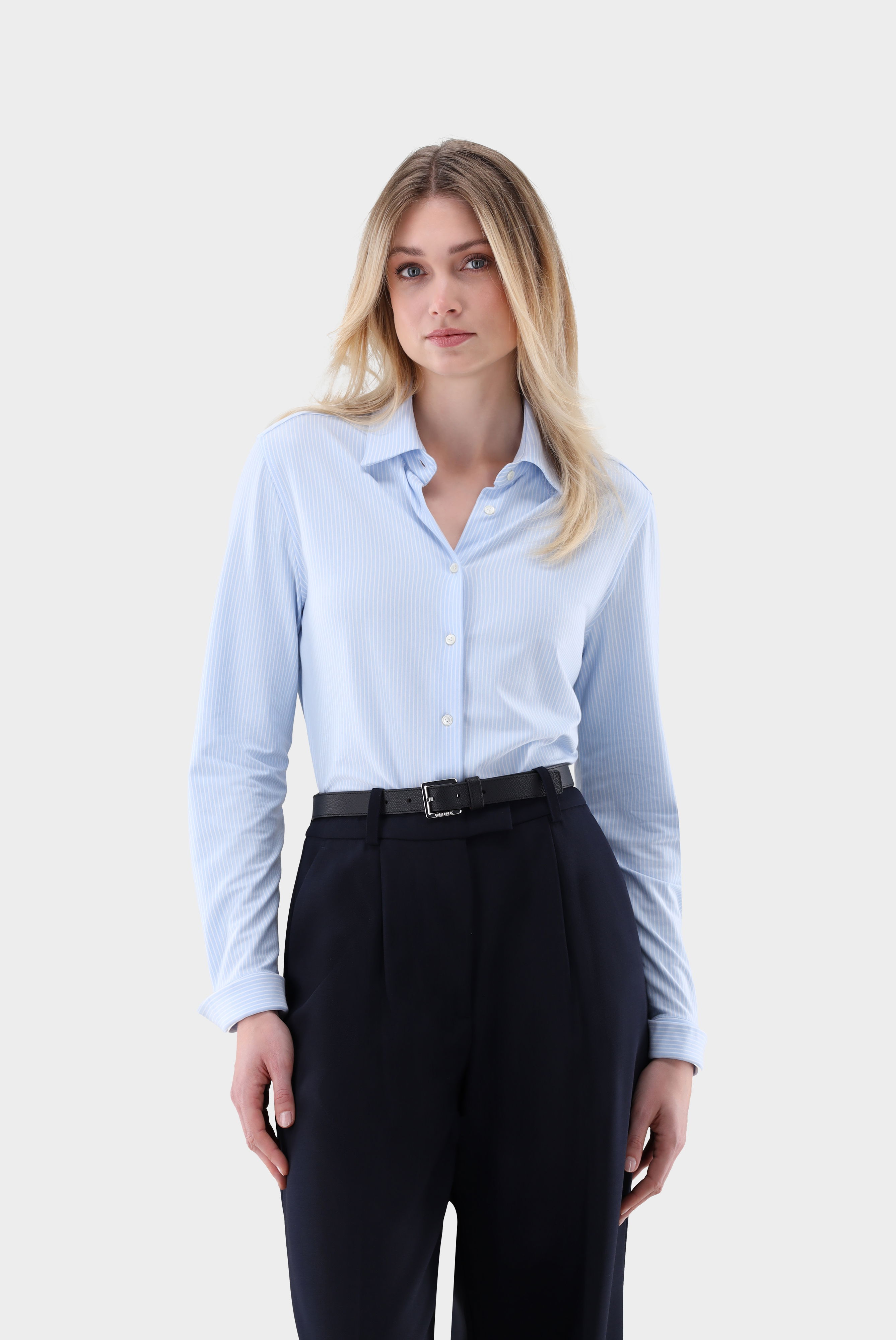 Bluse tailliert mit 4-Wege Stretch