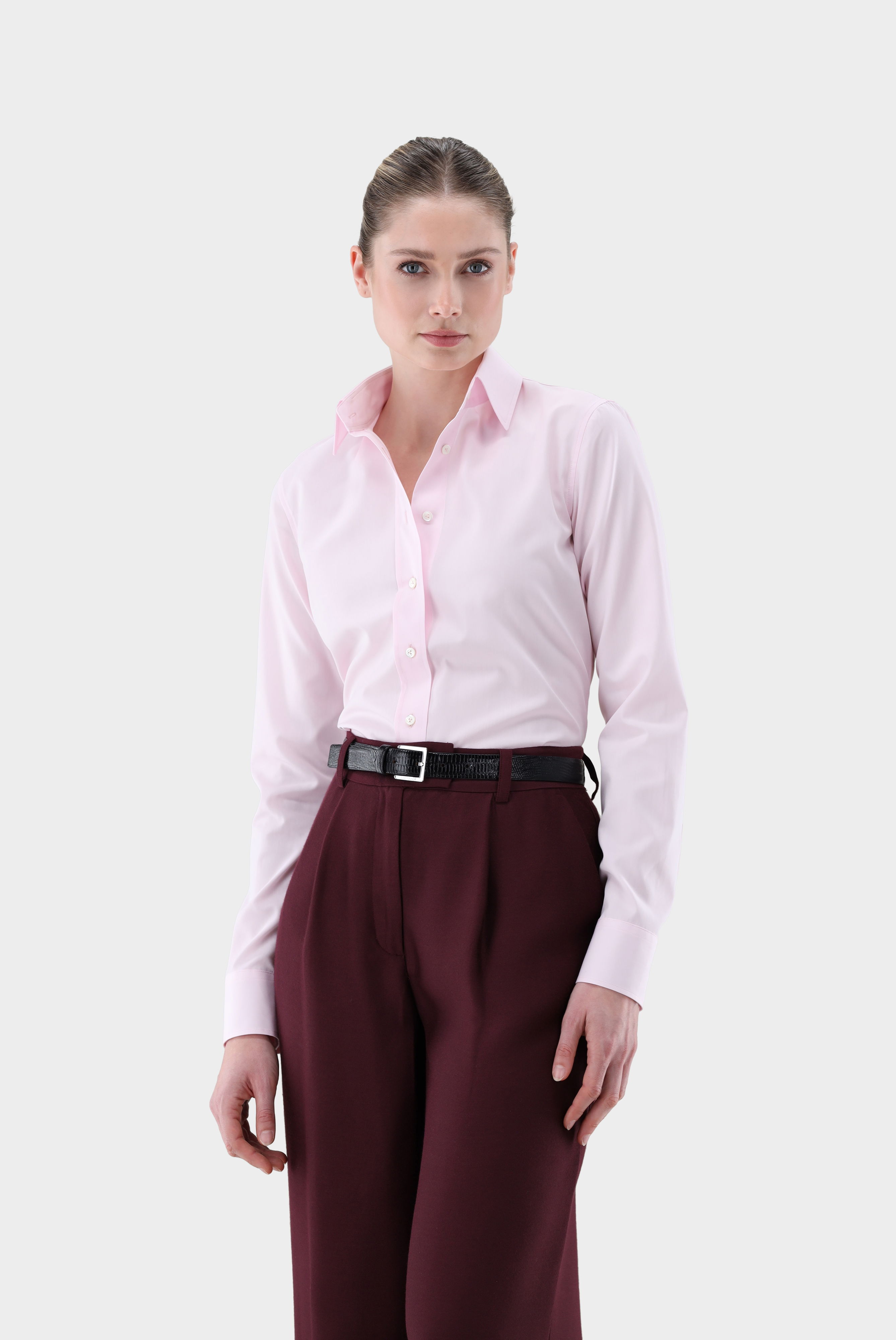 Hemdbluse aus Popeline