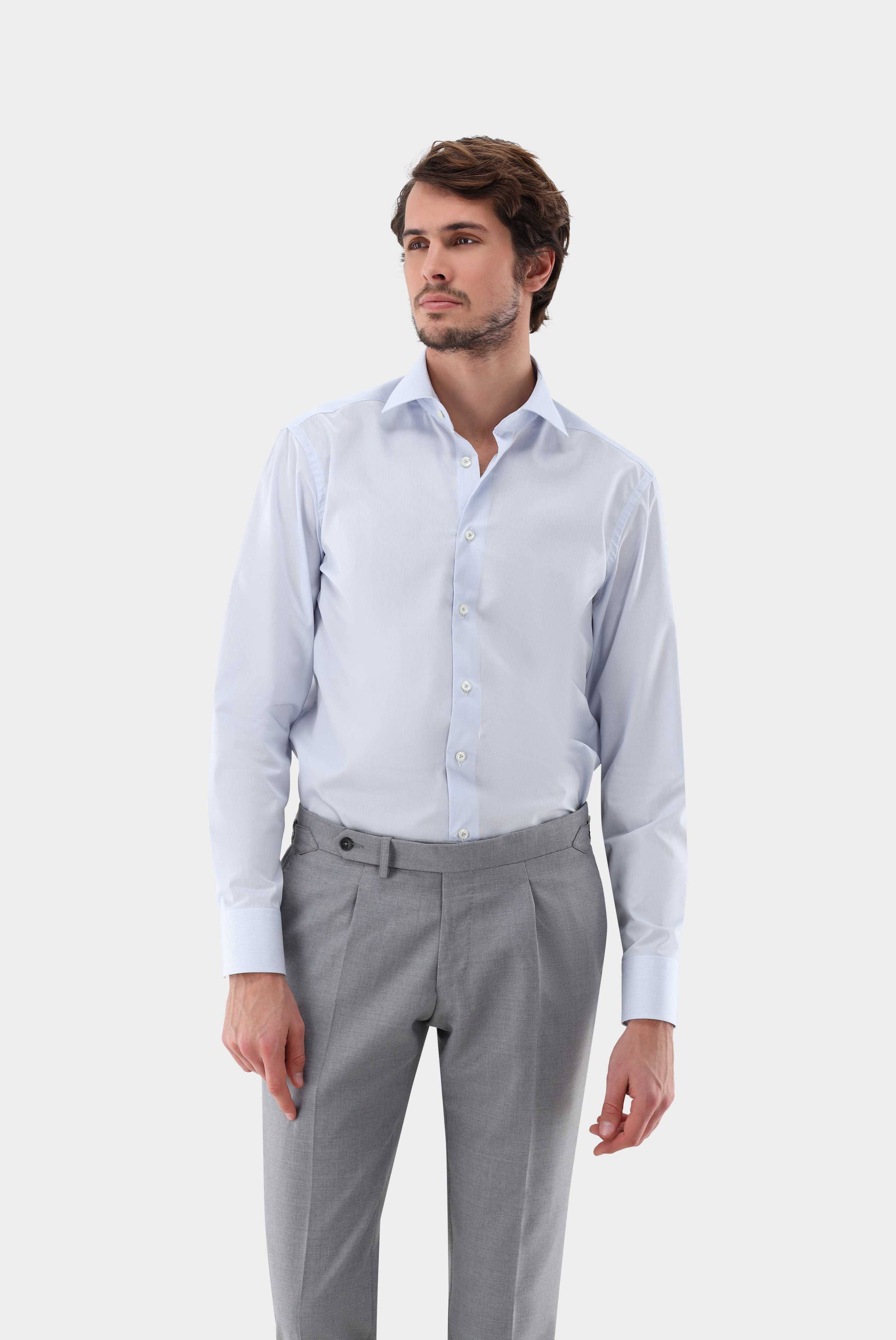 Bügelleichte Hemden+Bügelfreies Twill Hemd Tailor Fit+20.2020.BQ.132959.720.44