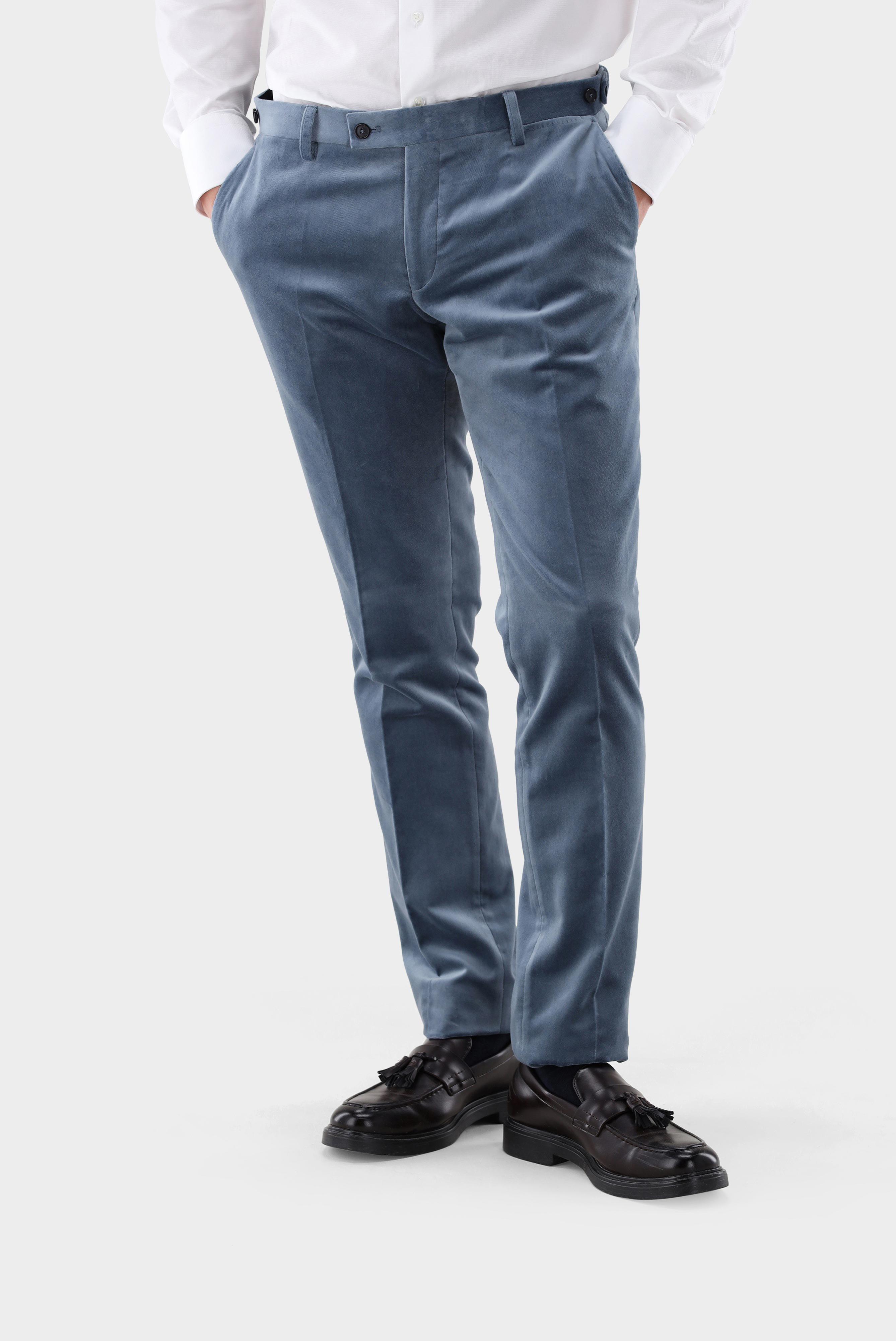 Jeans & Trousers+Cotton Velvet Trousers Slim Fit+20.7854.16.H00847.740.46