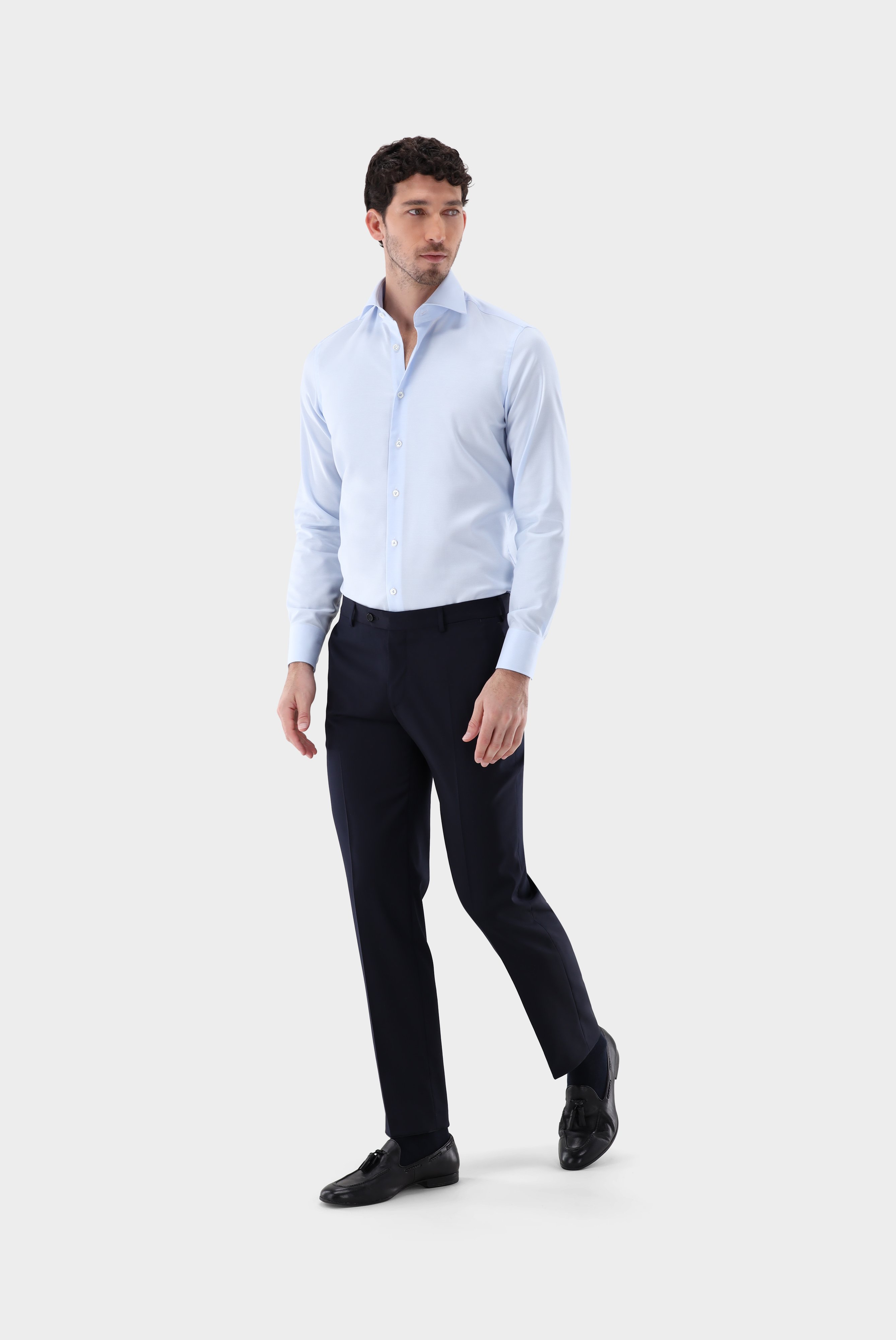 Business Hemden+Twill Hemd mit Struktur Tailor Fit+20.2020.AV.161265.710.37