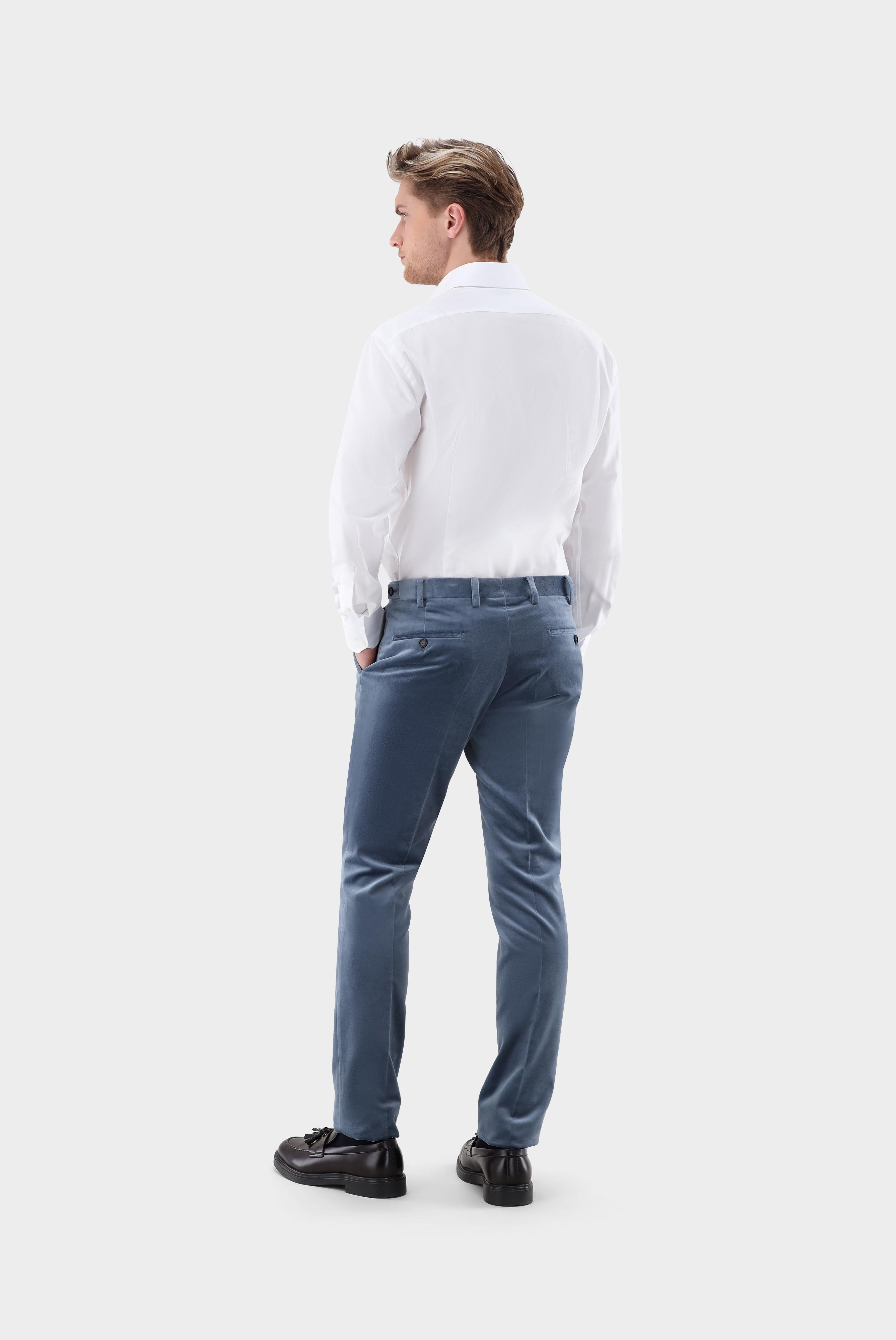Jeans & Trousers+Cotton Velvet Trousers Slim Fit+20.7854.16.H00847.740.50