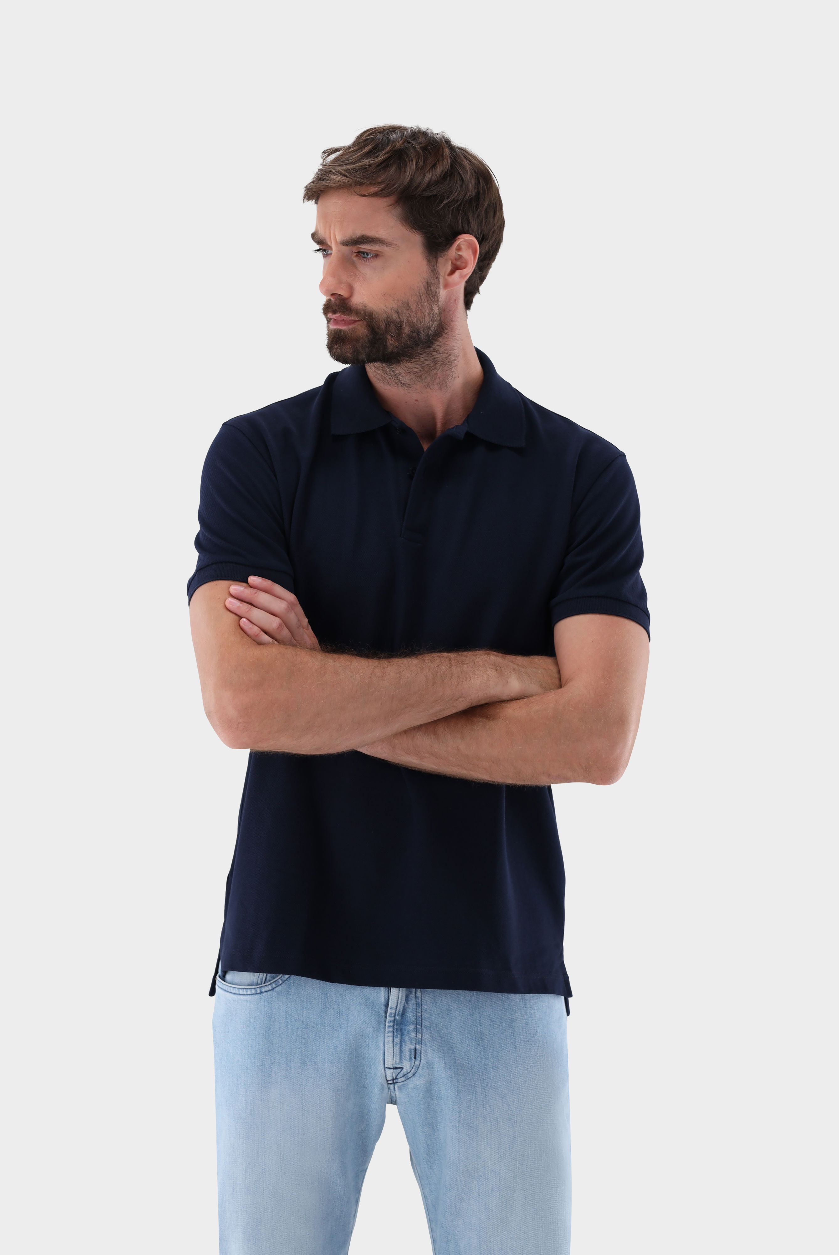 Poloshirt aus Piqué