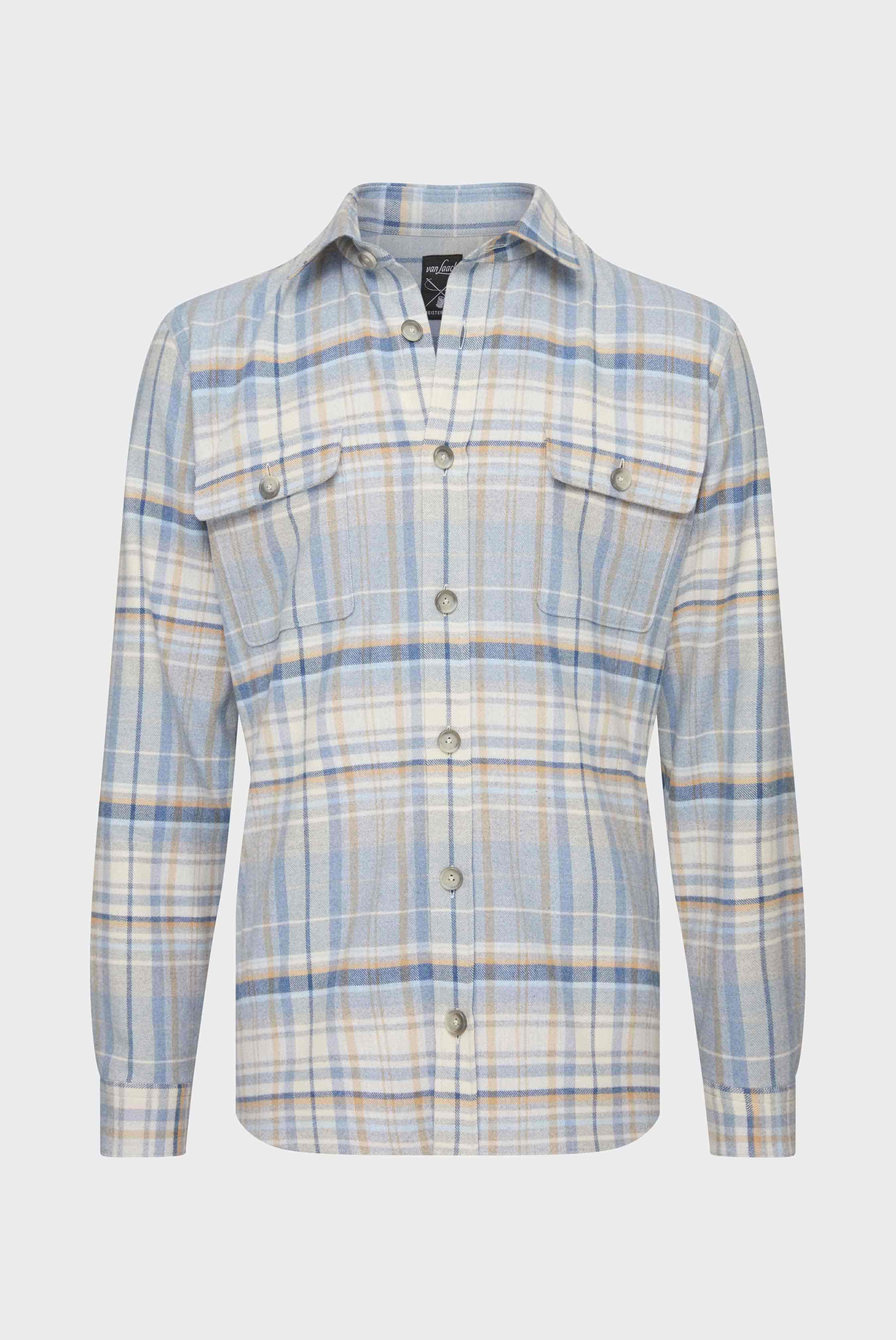 Casual Shirts+Checked Flanell Overshirt+20.2014.9V.156369.740.L
