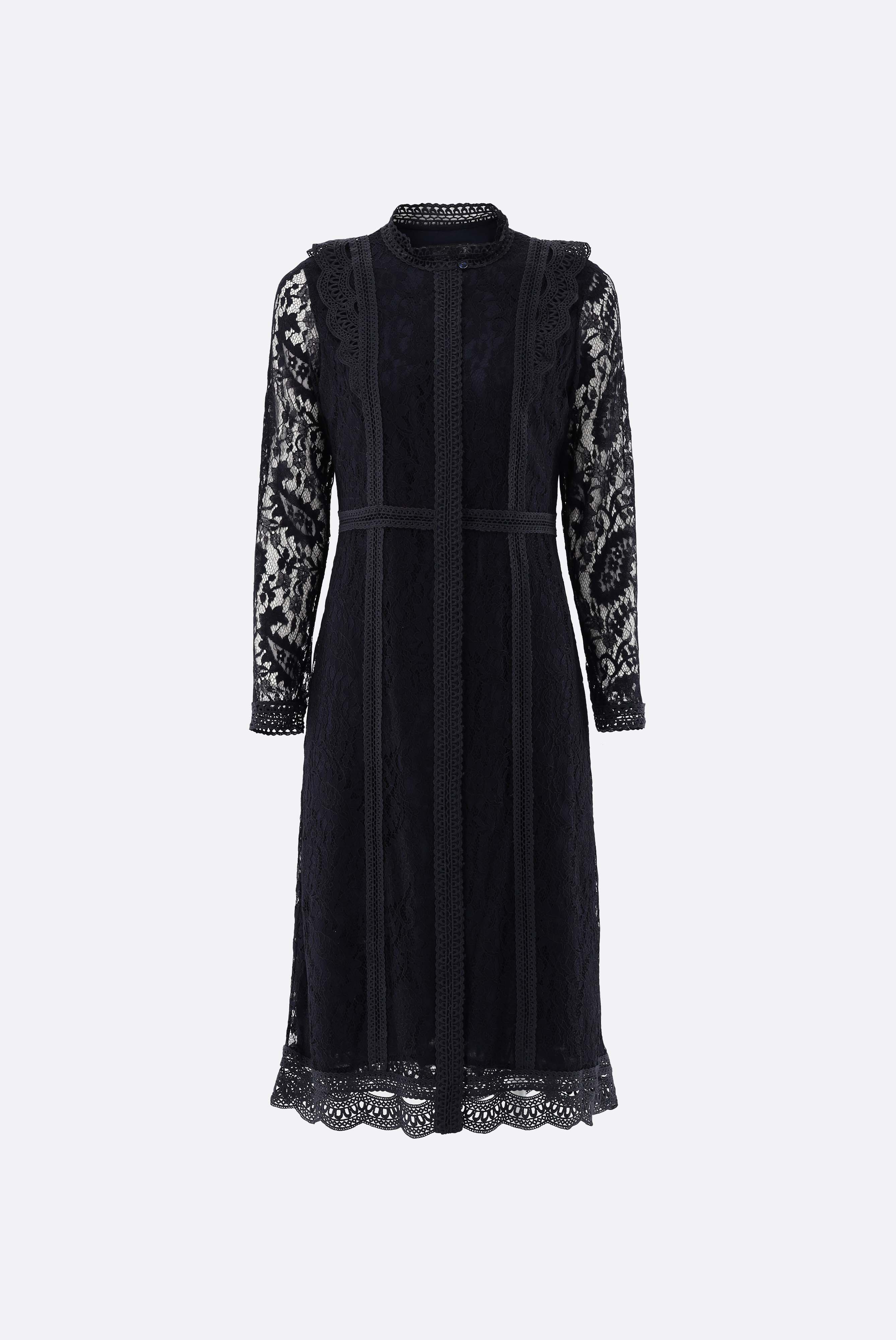Tailliertes Kleid aus Spitze günstig online kaufen