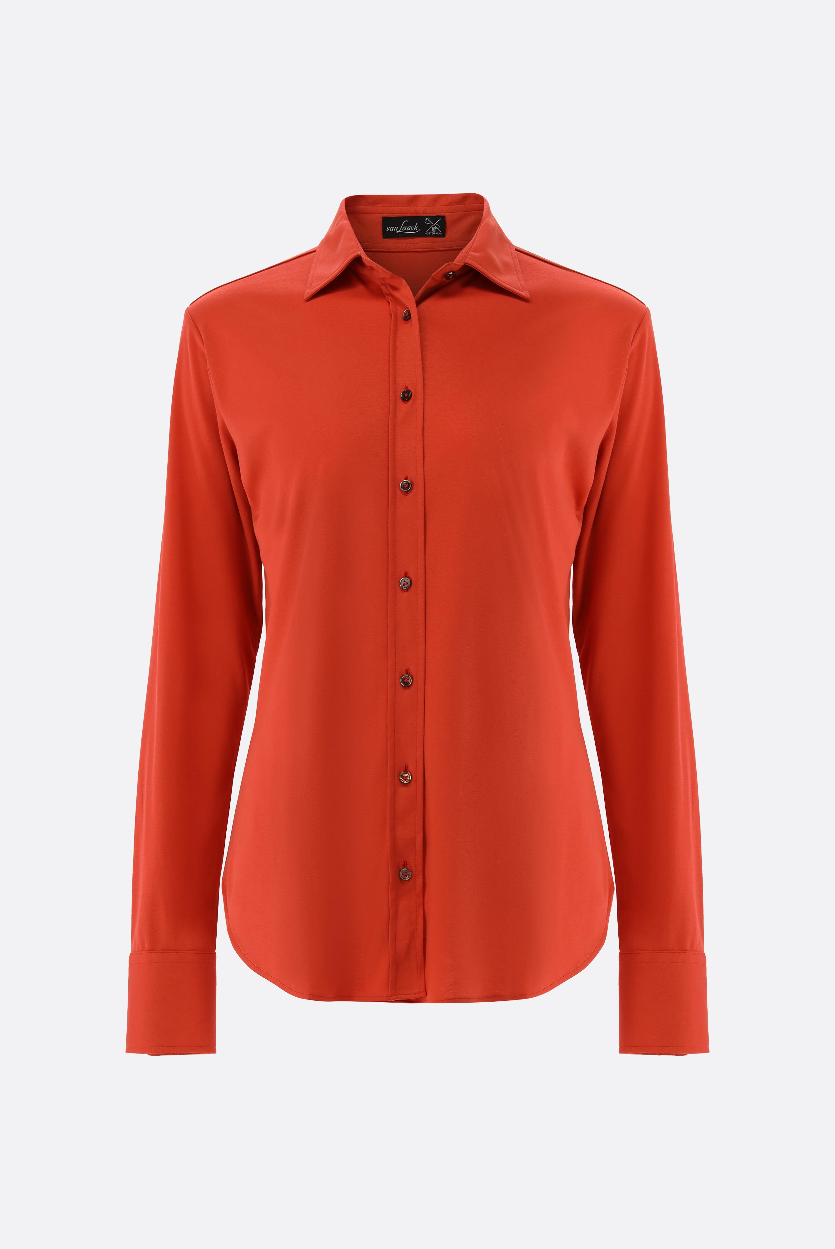 Casual Blusen+Taillierte Jersey Hemdbluse aus Schweizer Baumwolle+05.603Y..180031.360.40