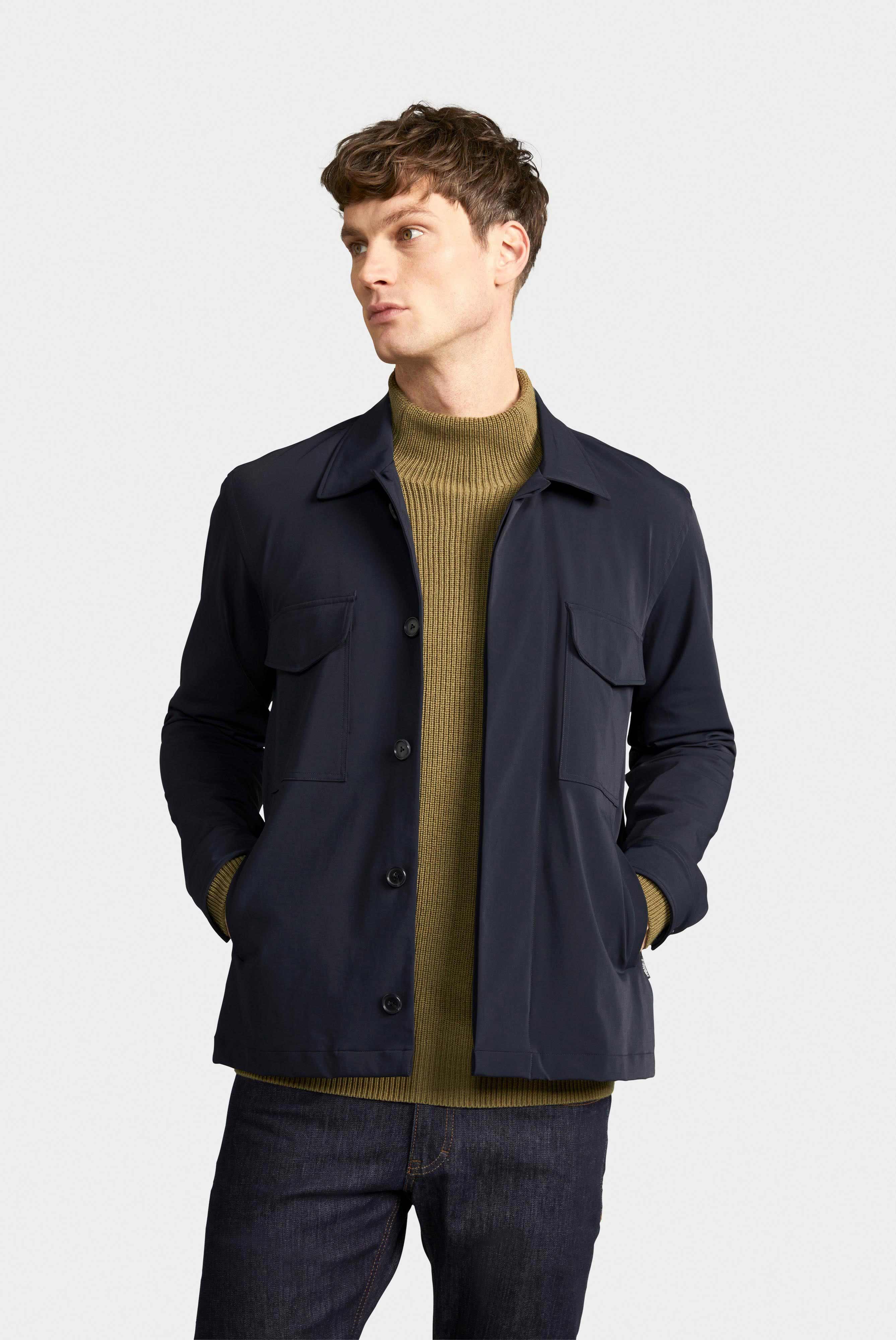 Overshirt mit Stretch-Anteil