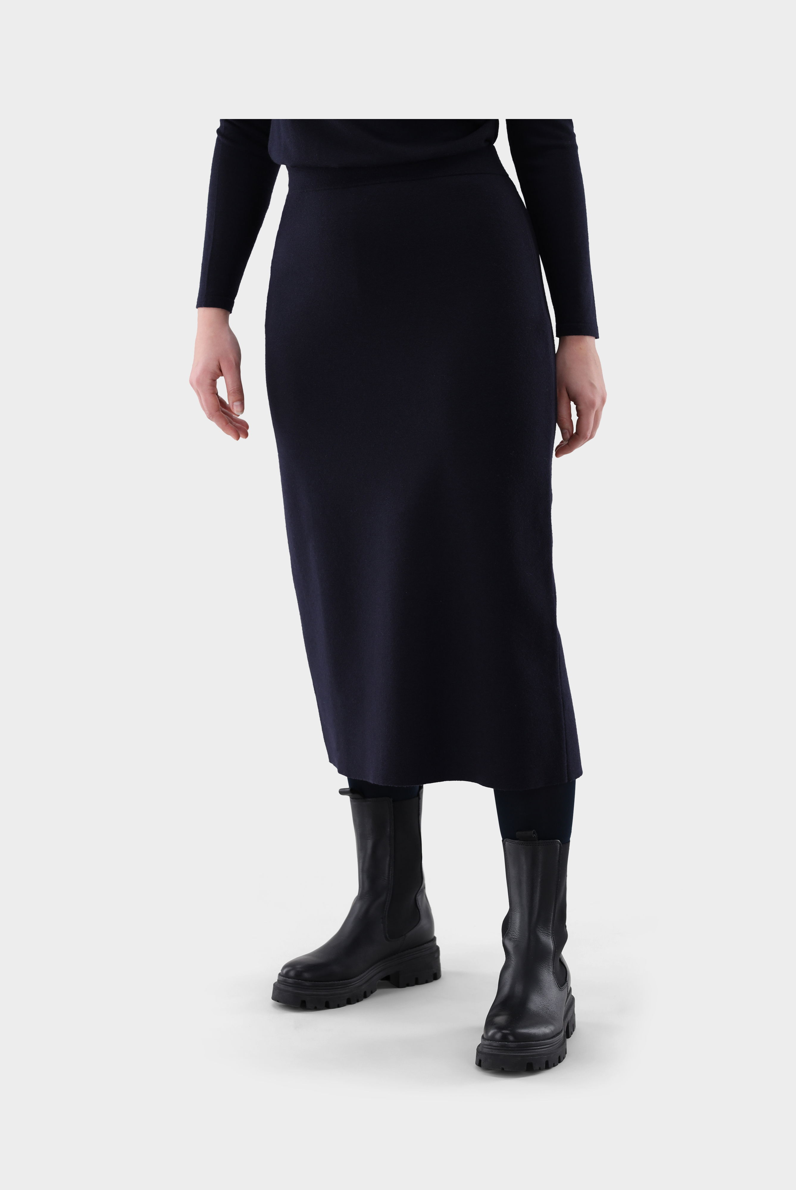 Rock aus Milano-Strick-Merinowolle