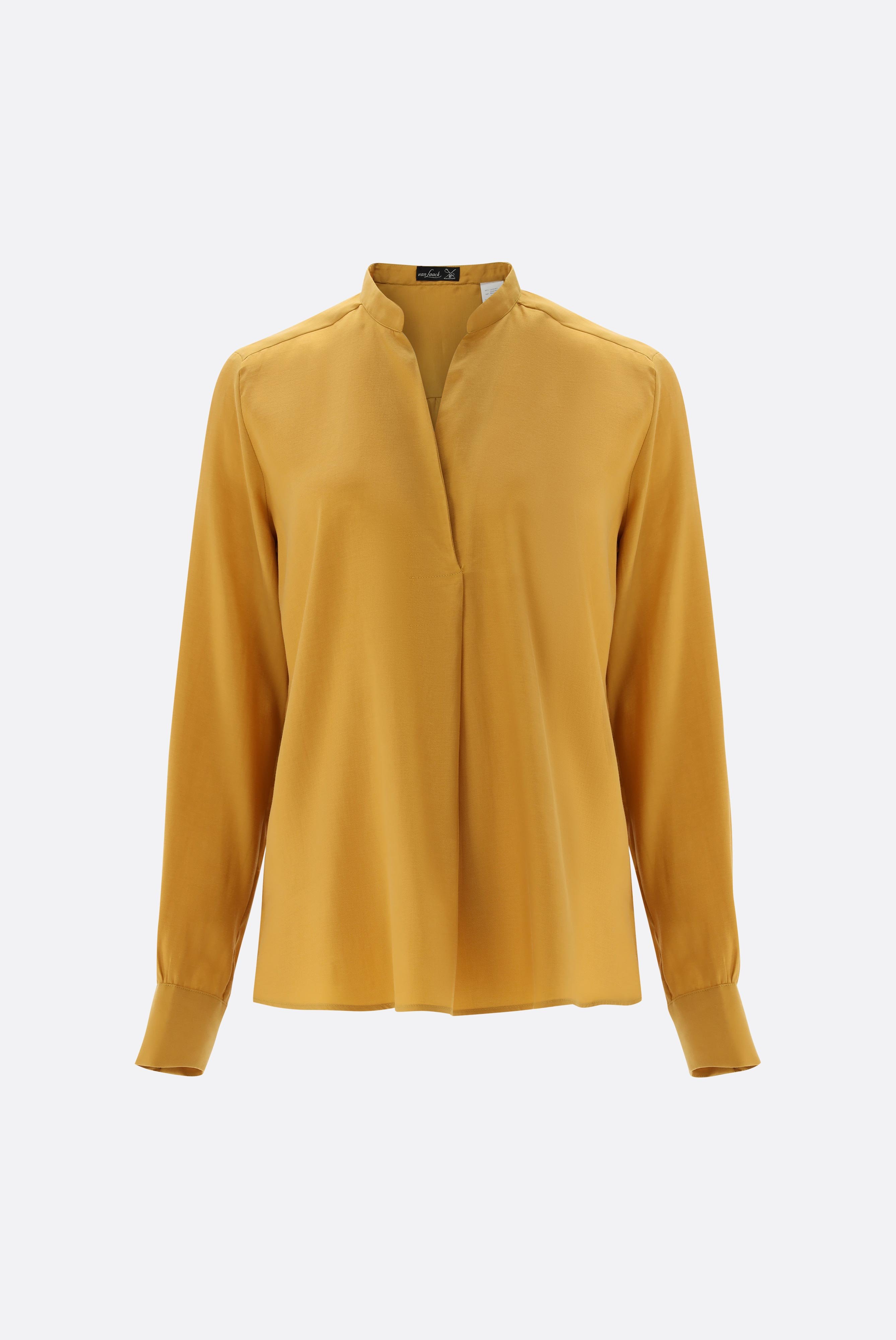 Casual Blouses+Stand-up Collar Shirt with lyocell and cotton+05.527Y.49.150258.270.38