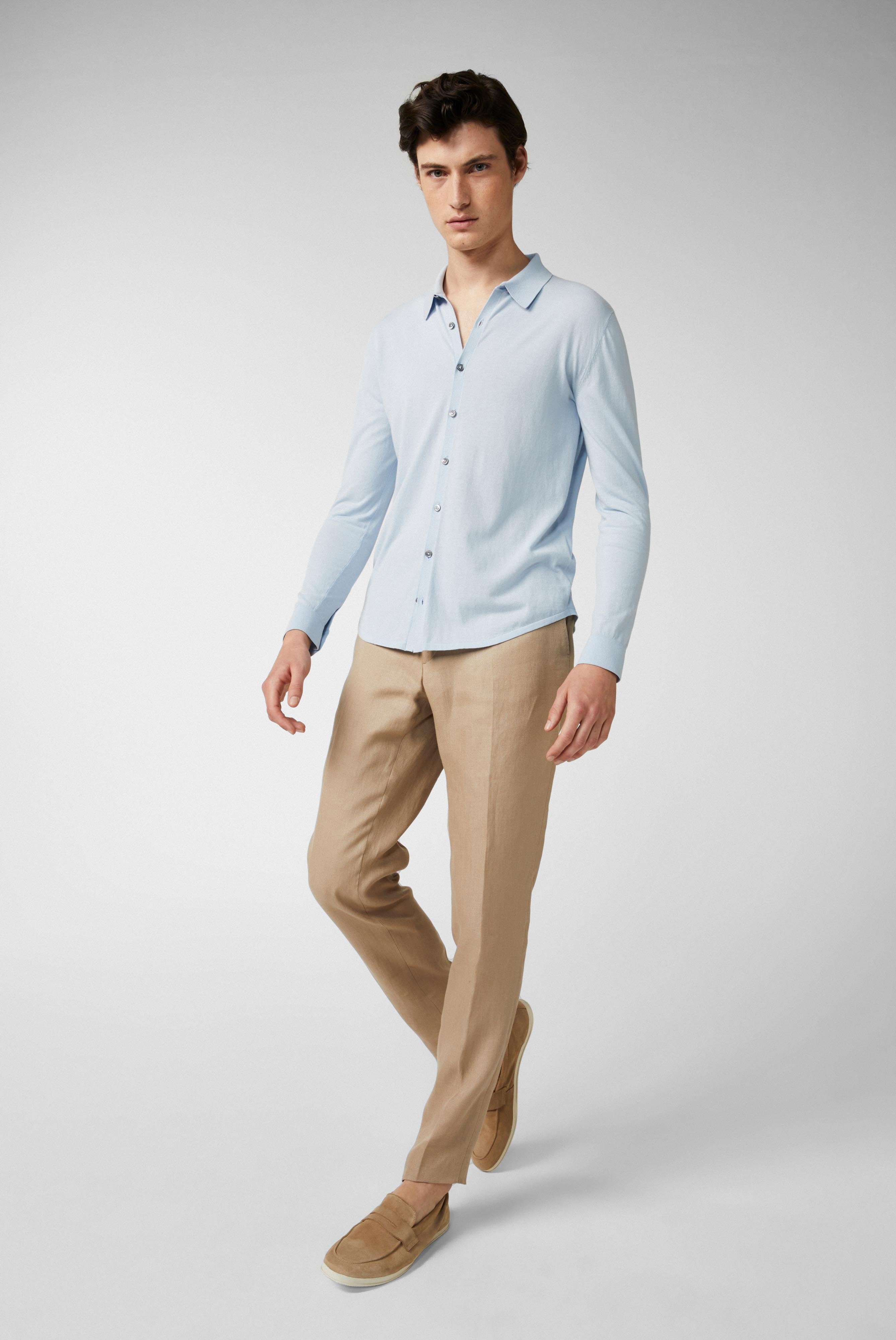 Casual Hemden+Strick Hemd aus Air Cotton+82.8611..S00174.710.L