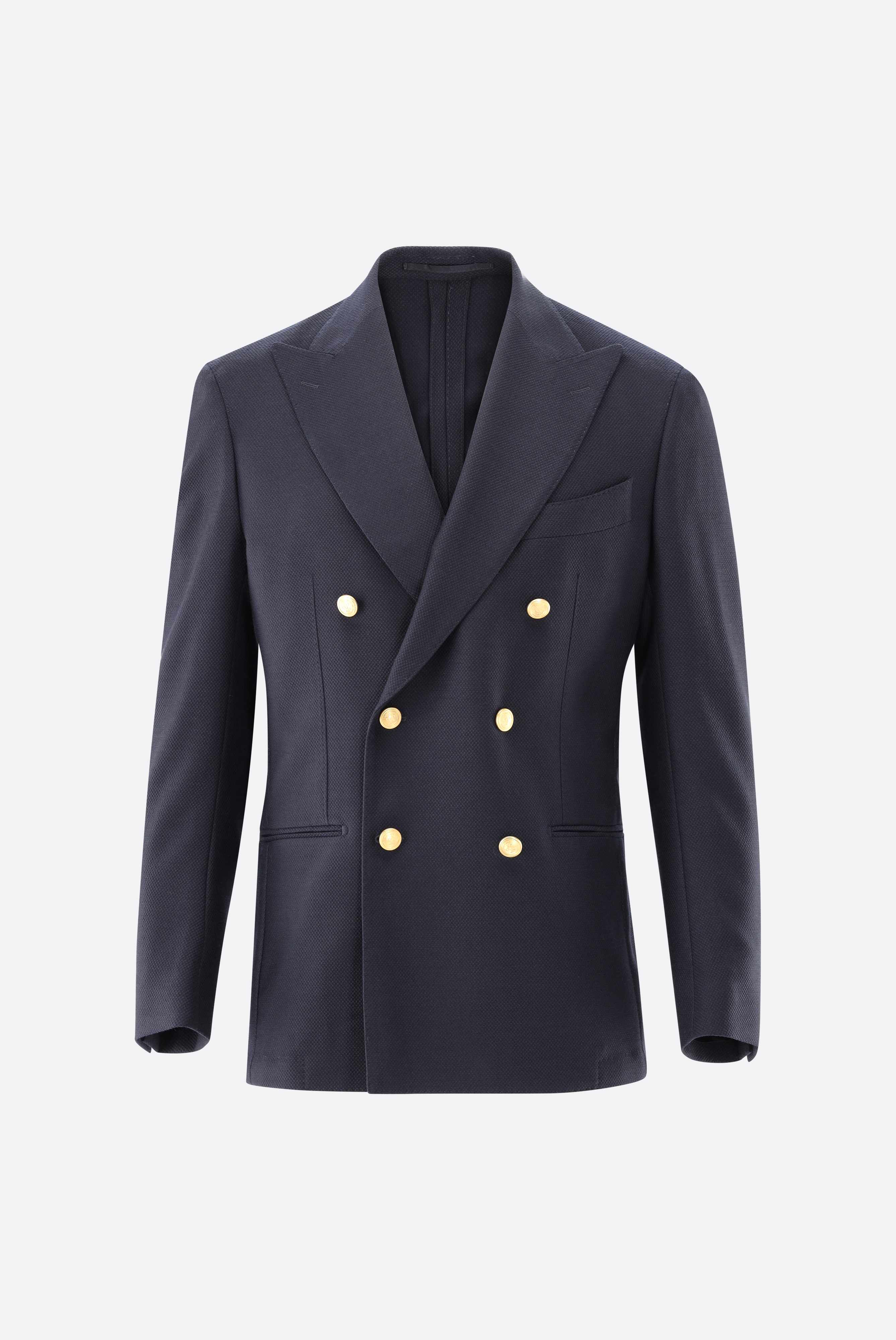 Blazer mit Struktur doppelreihig