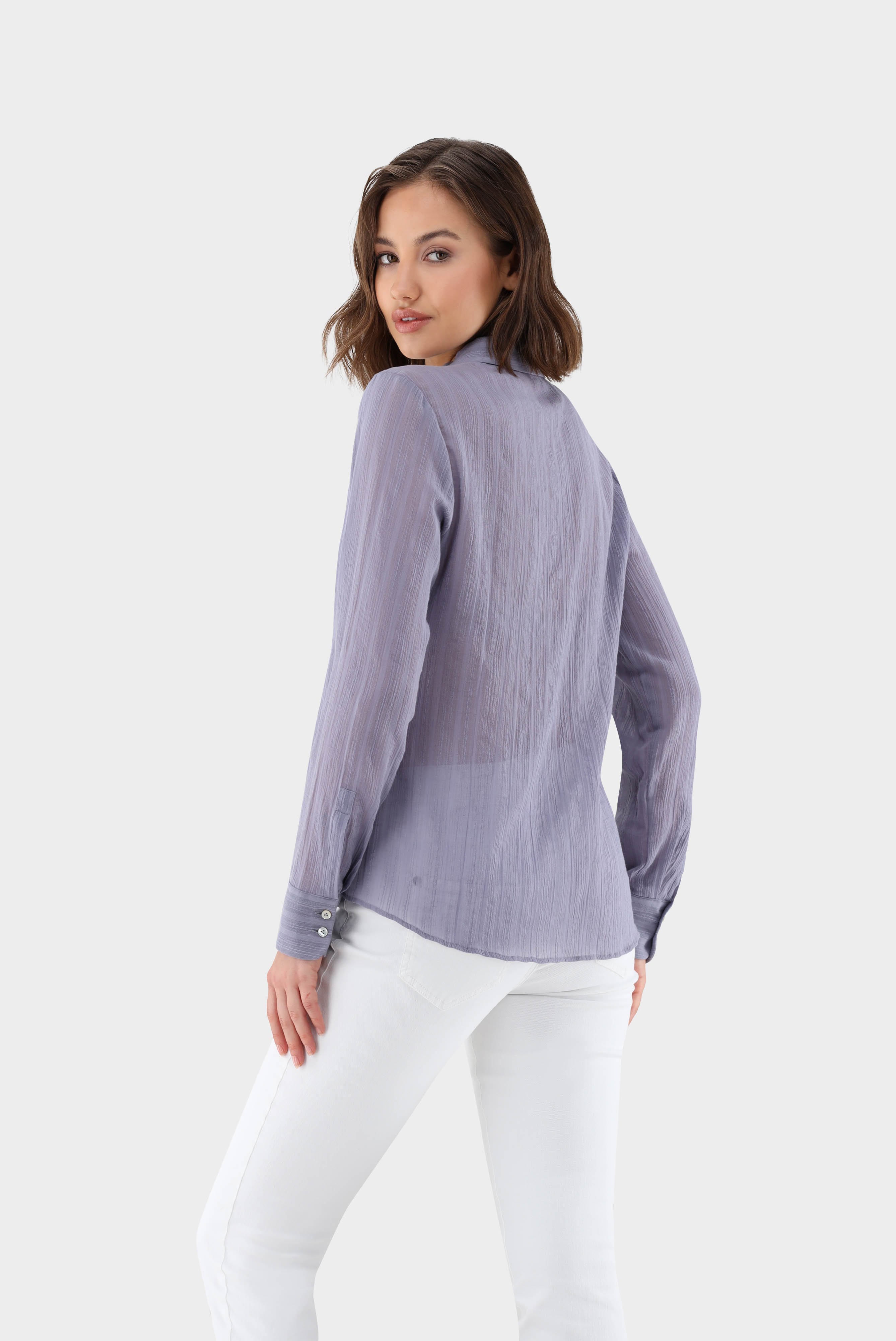 Casual Blouses+Fitted shirt blouse with jacquard stripes+05.511Z.07.151063.630.34