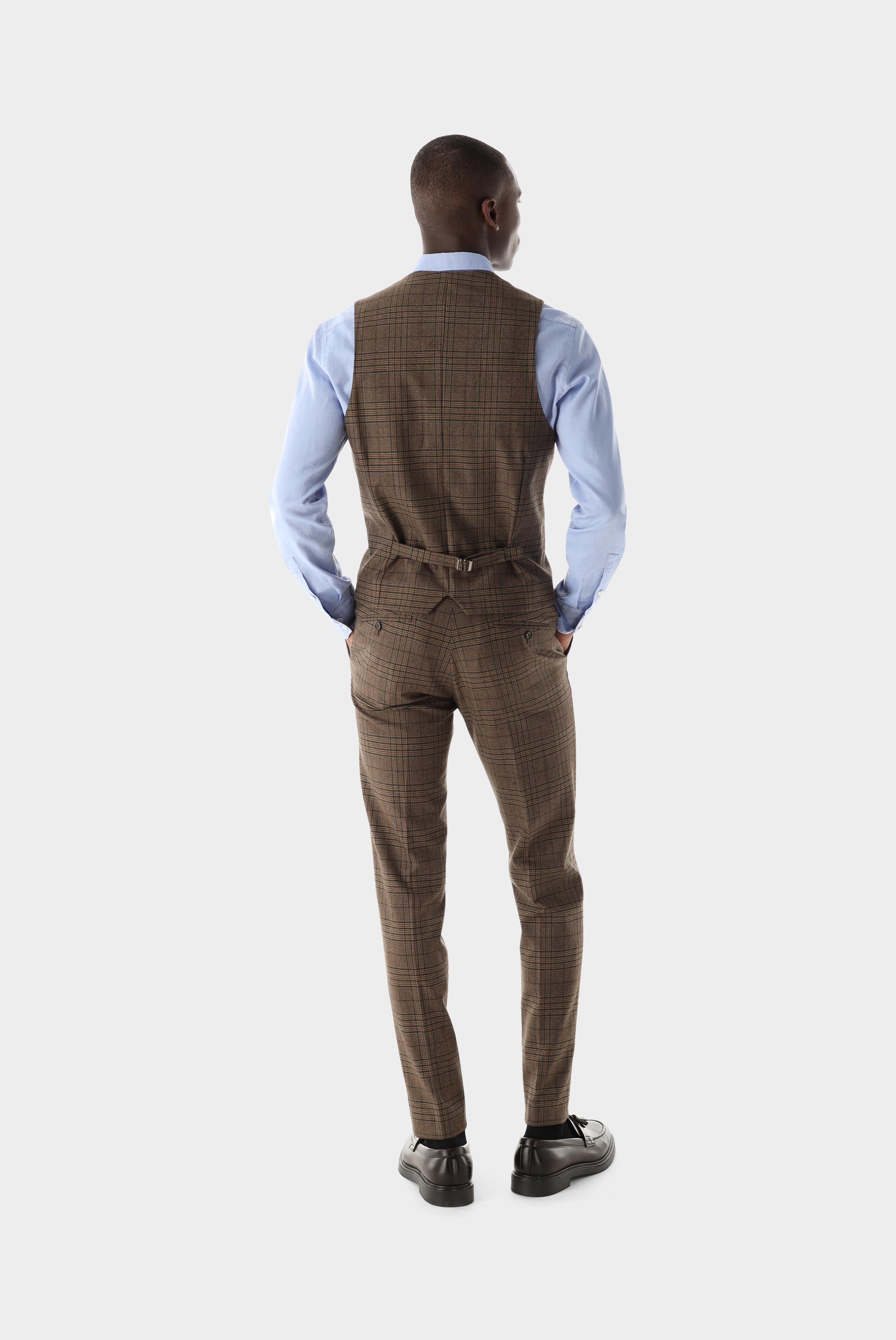 Jeans & Trousers+Checkt trousers slim fit+20.7854.16.H01202.170.48