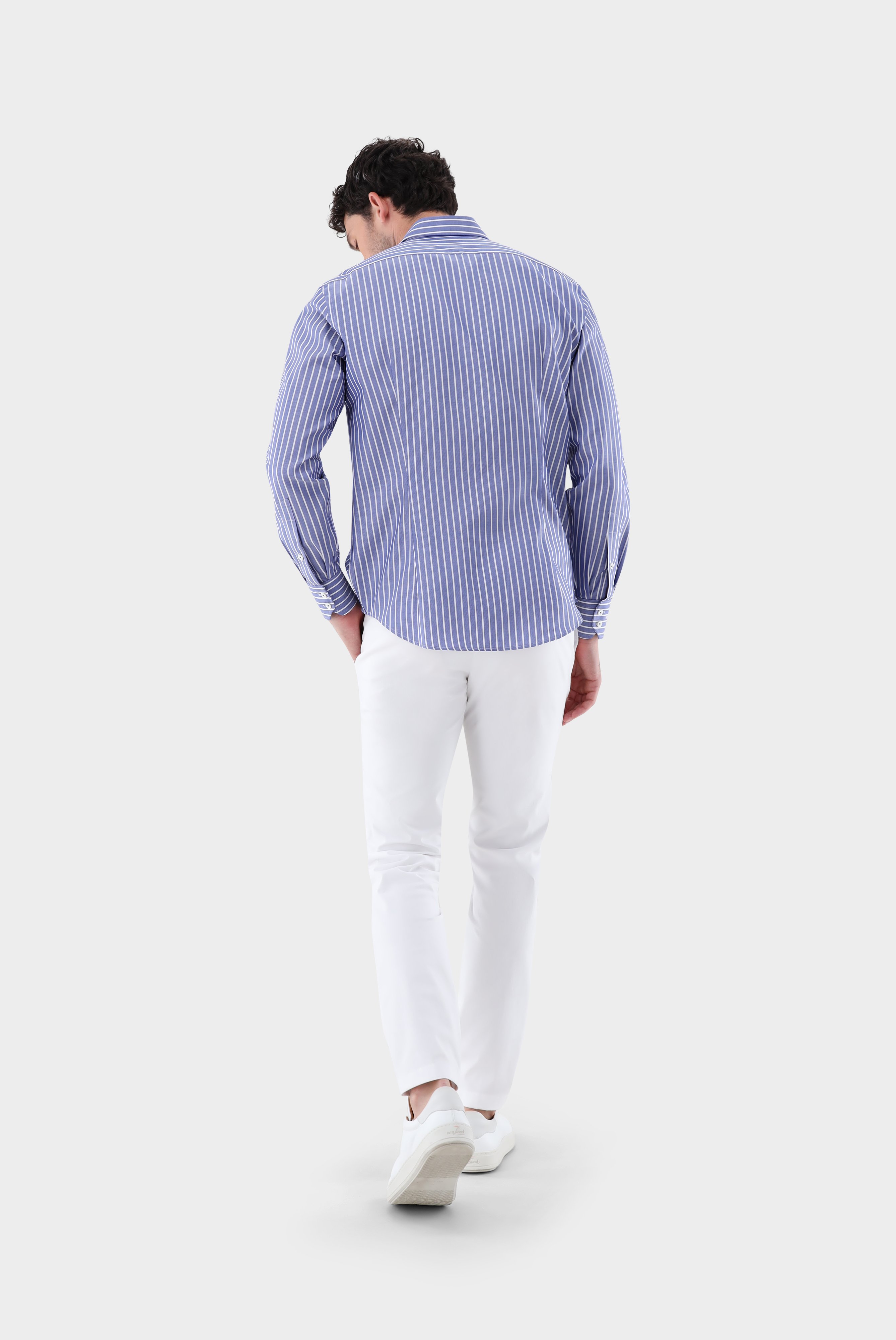 Casual Shirts+Striped Oxford Shirt Tailor Fit+20.2013.AV.151956.770.38
