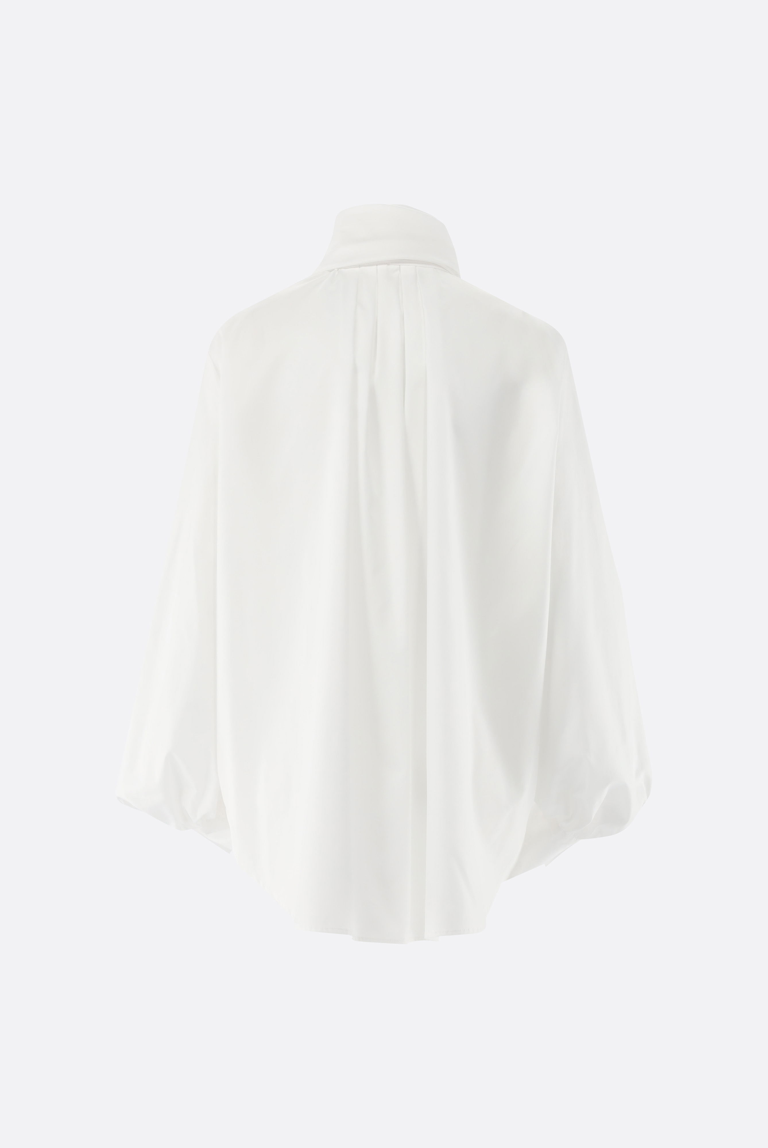 Stehkragenbluse mit Ballonärmeln günstig online kaufen