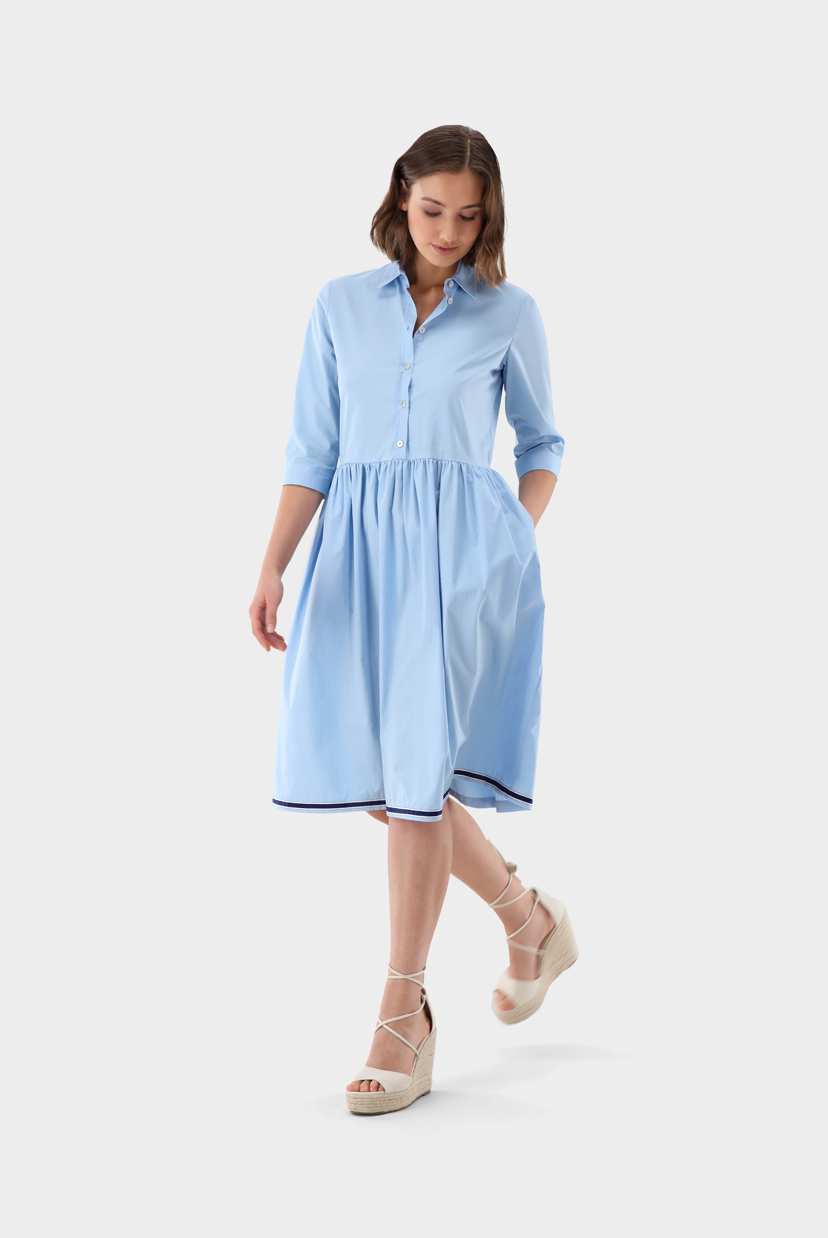Dresses & Skirts+Shirt Dress in Cotton Stretch+05.658Y.Y6.H00240.730.40