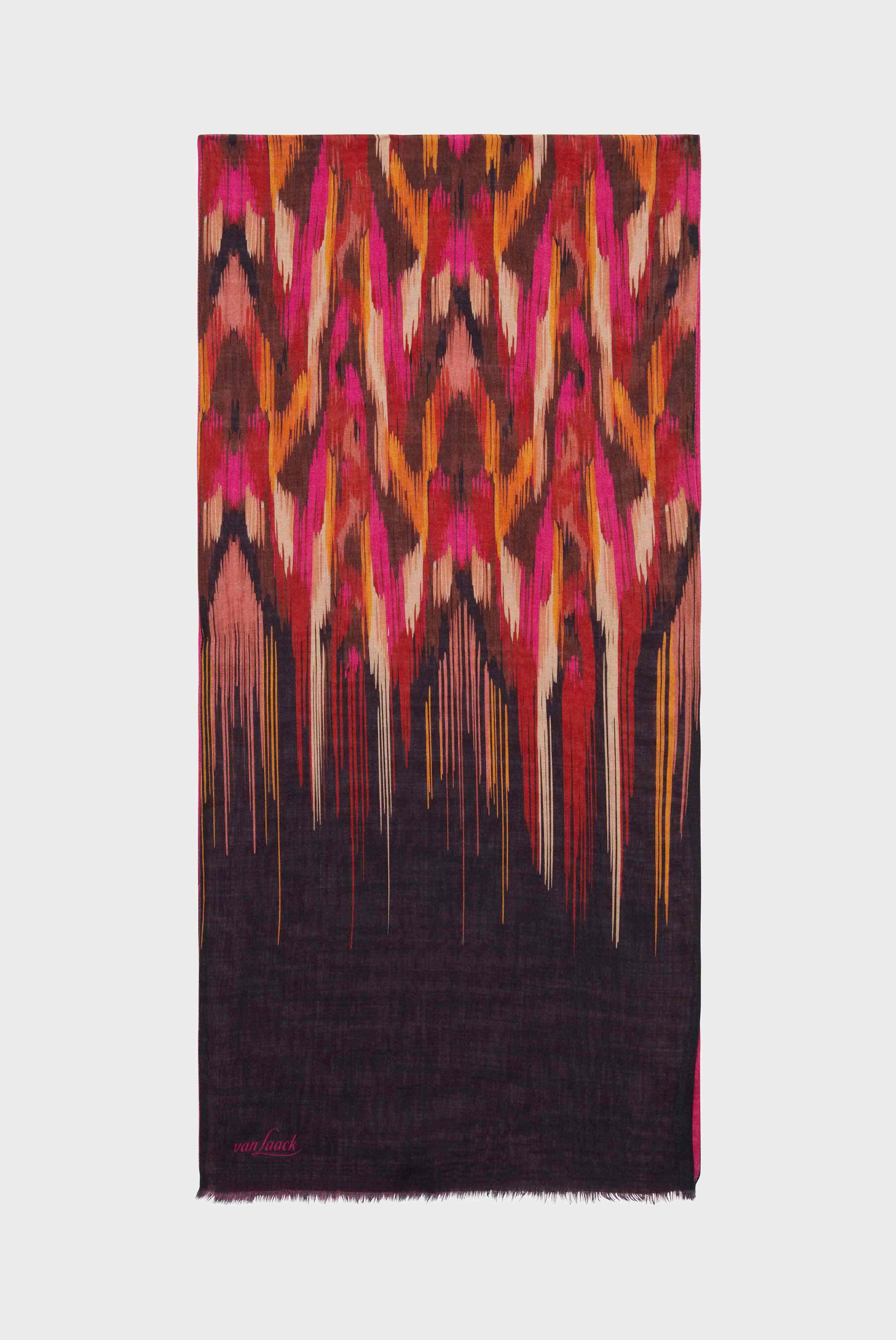 Scarf with art print