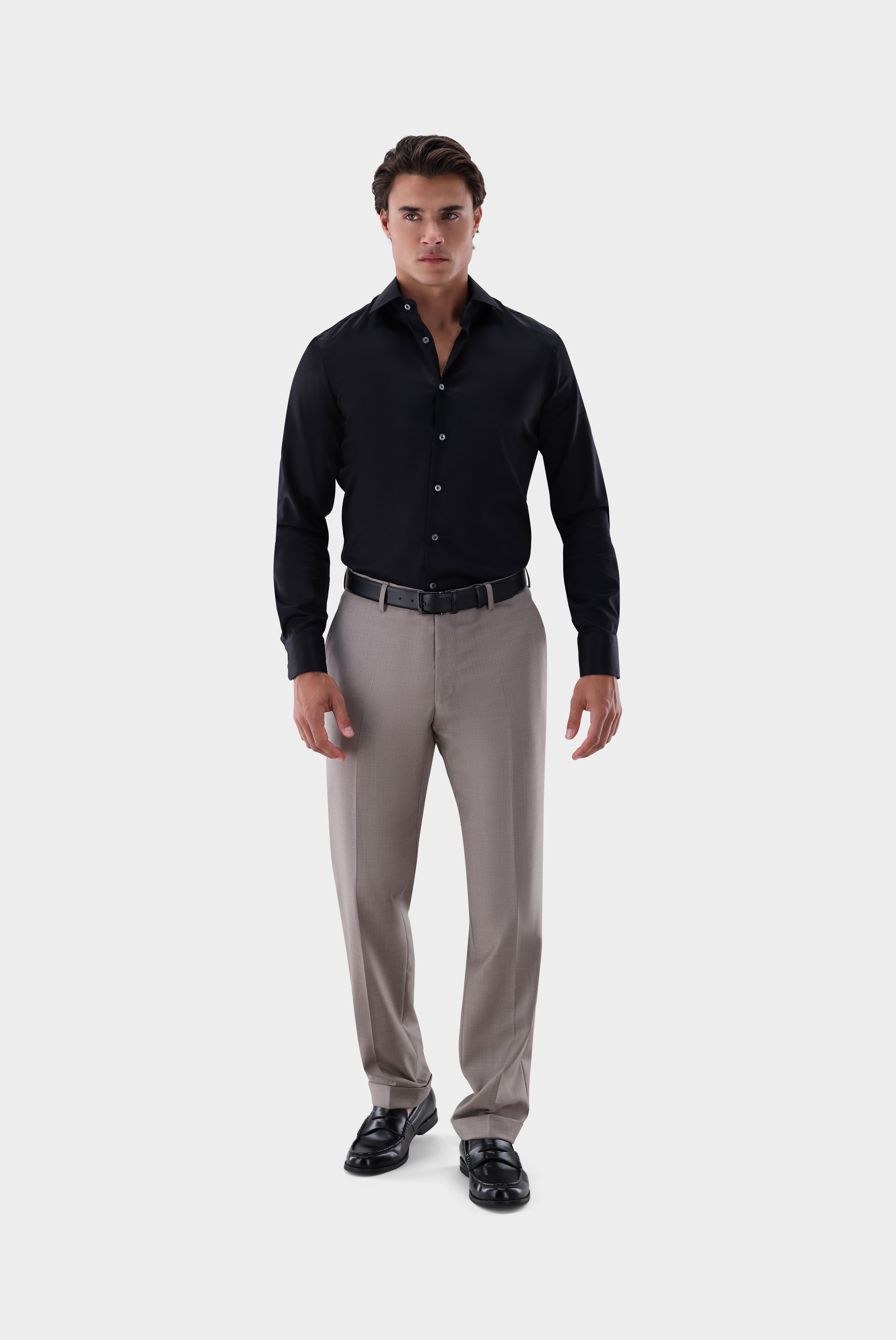 Bügelfreies Twill Hemd Slim Fit günstig online kaufen