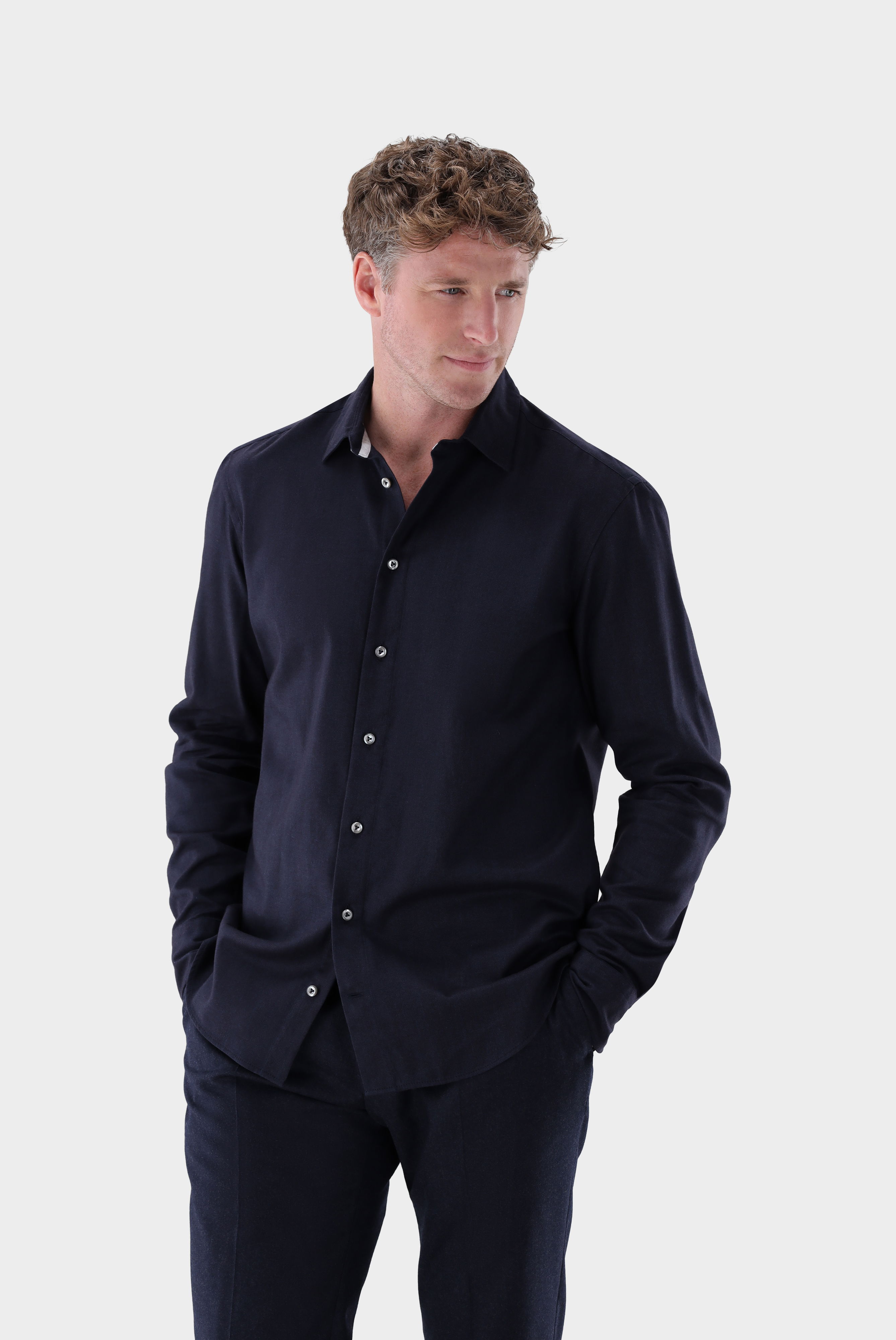 Flanellhemd Tailor Fit