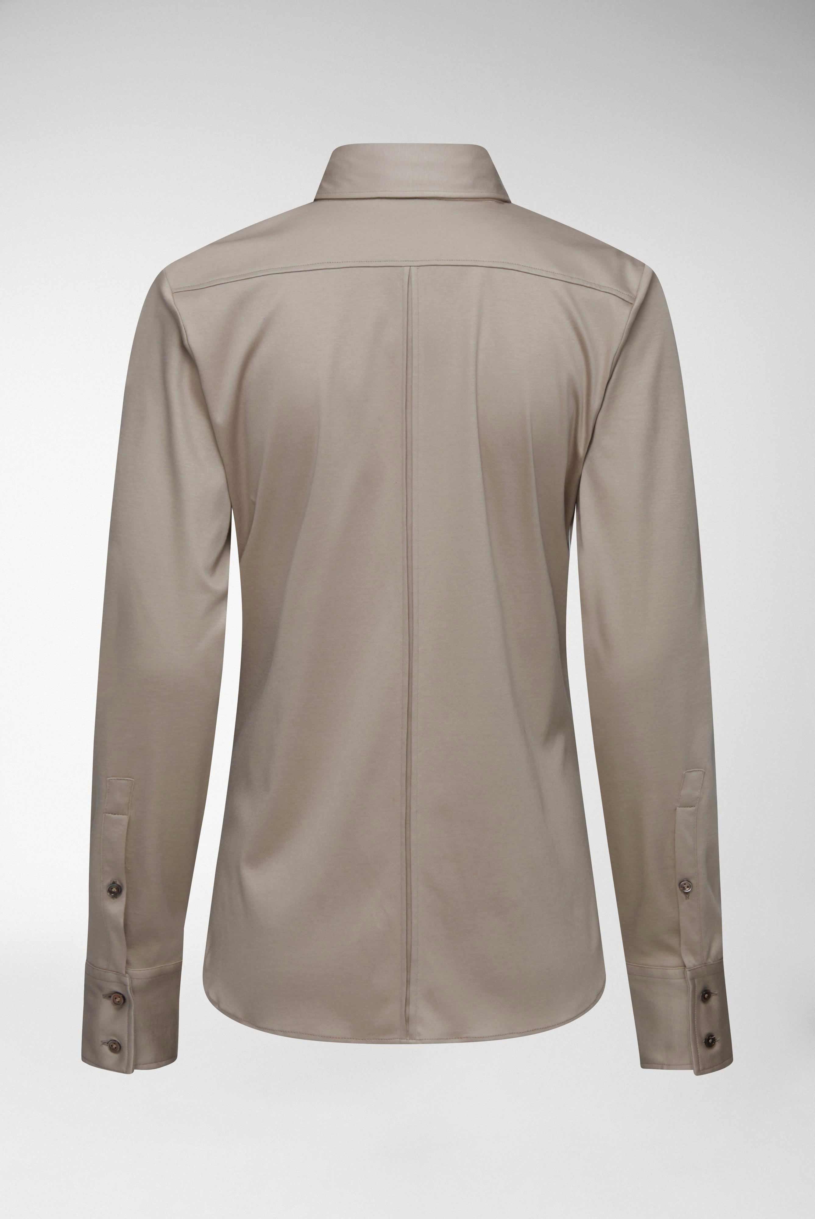 Casual Blusen+Taillierte Jersey Hemdbluse aus Schweizer Baumwolle+05.603Y..180031.140.44