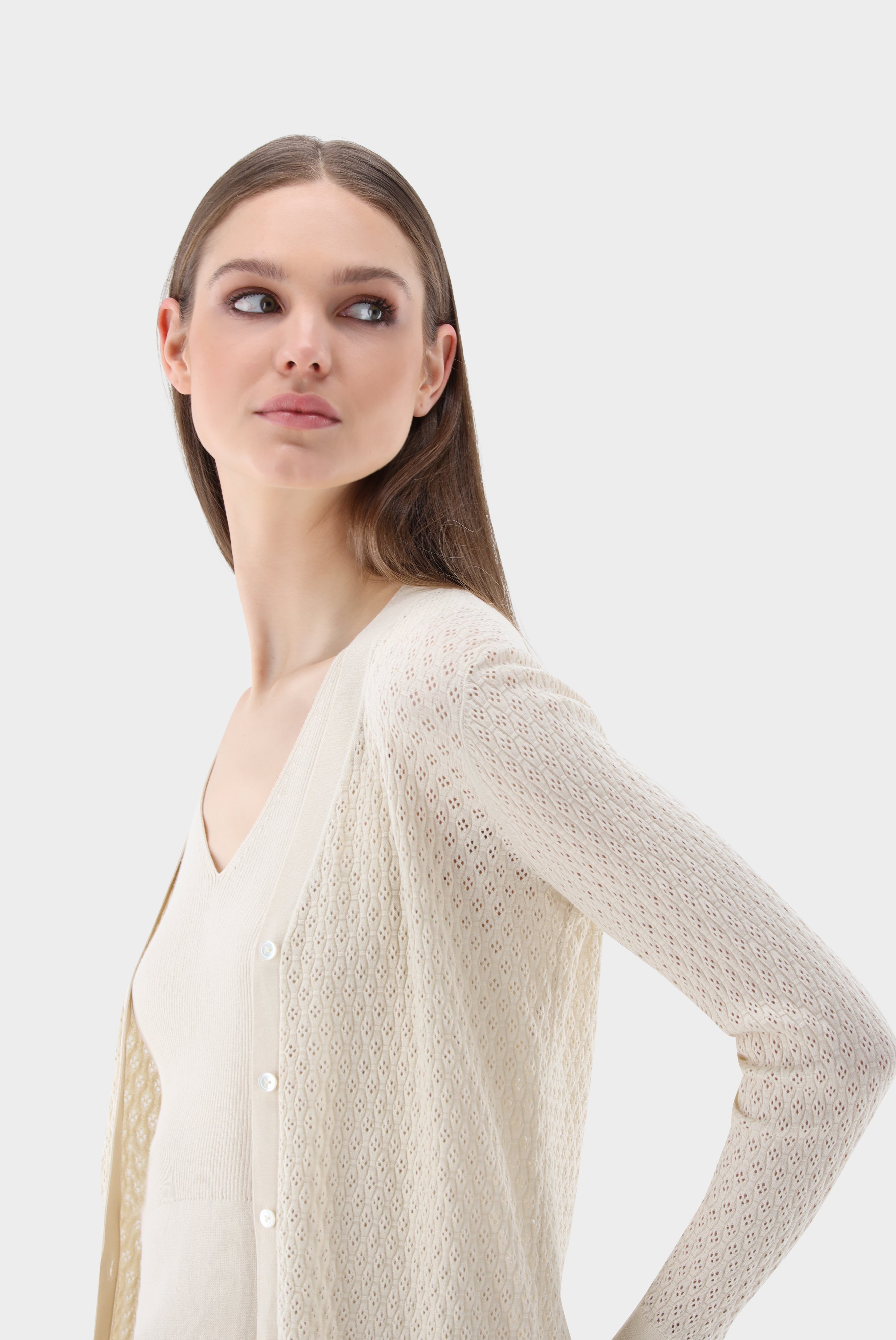 Sweaters & Cardigans+Cardigan with Ajour Pattern+09.9750..S00253.120.S